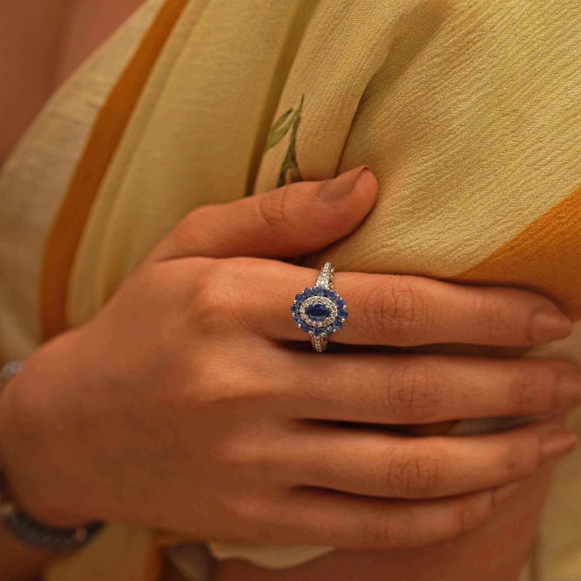 Azure Sapphire Ring