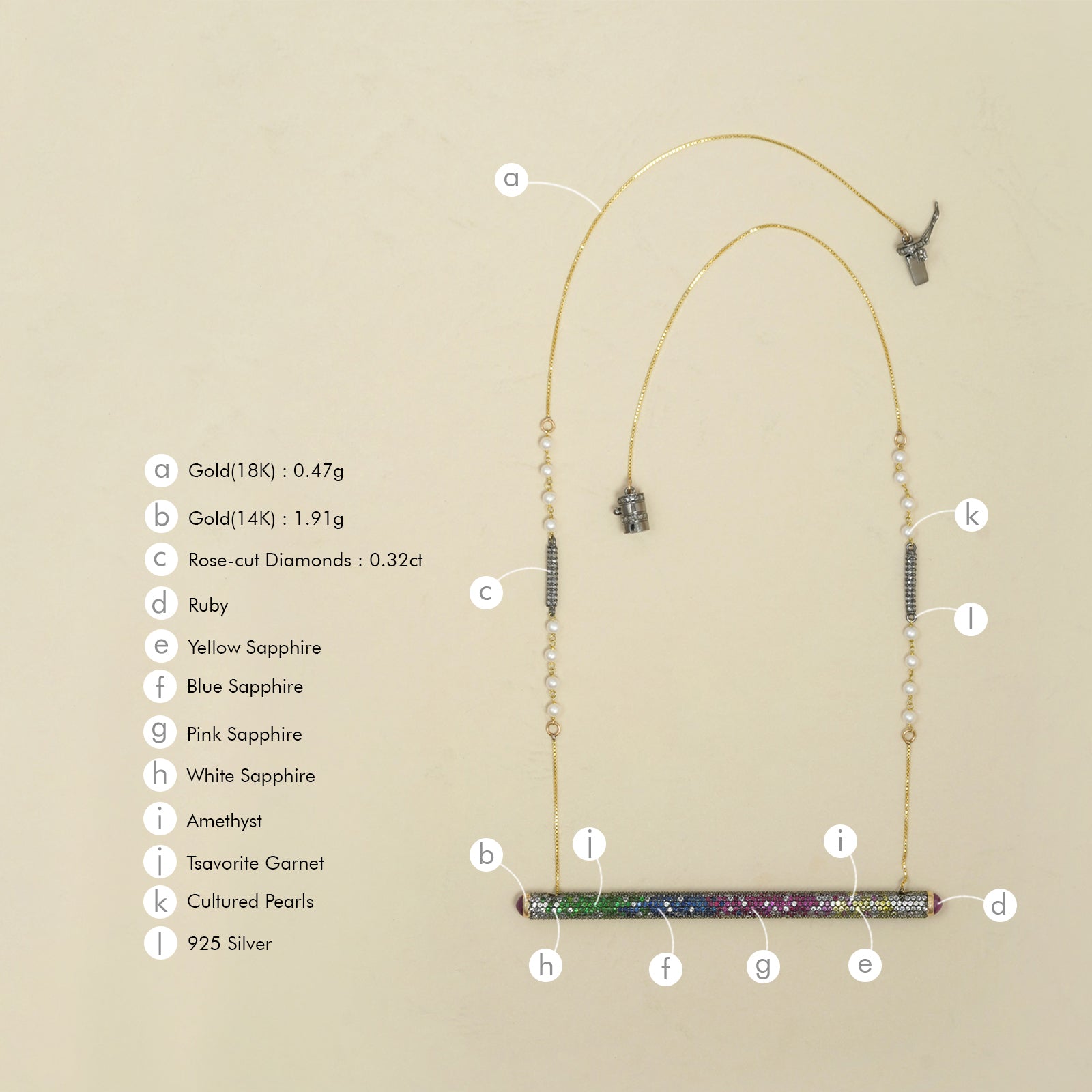 Felix Bar Necklace