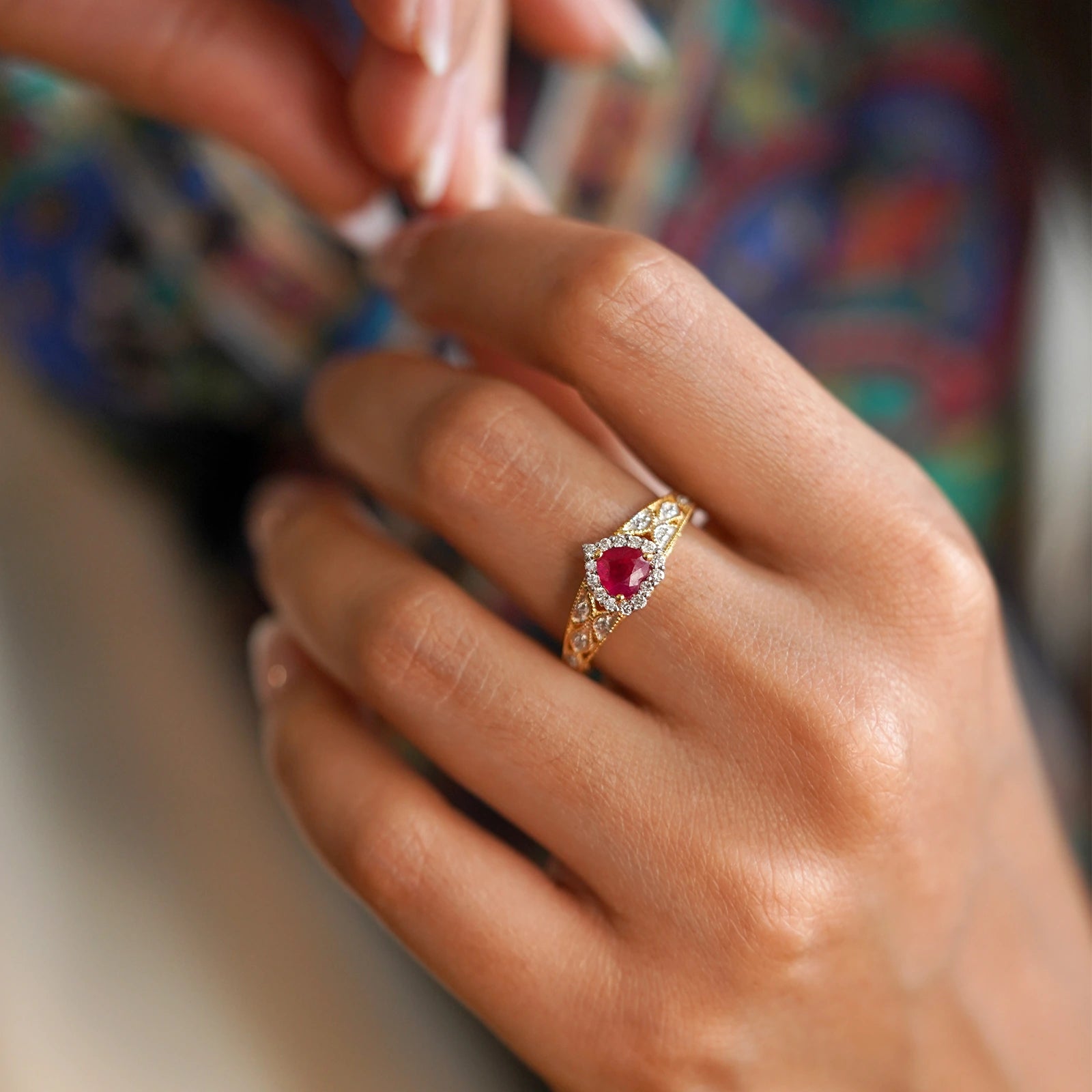 Vanessa Ruby Ring