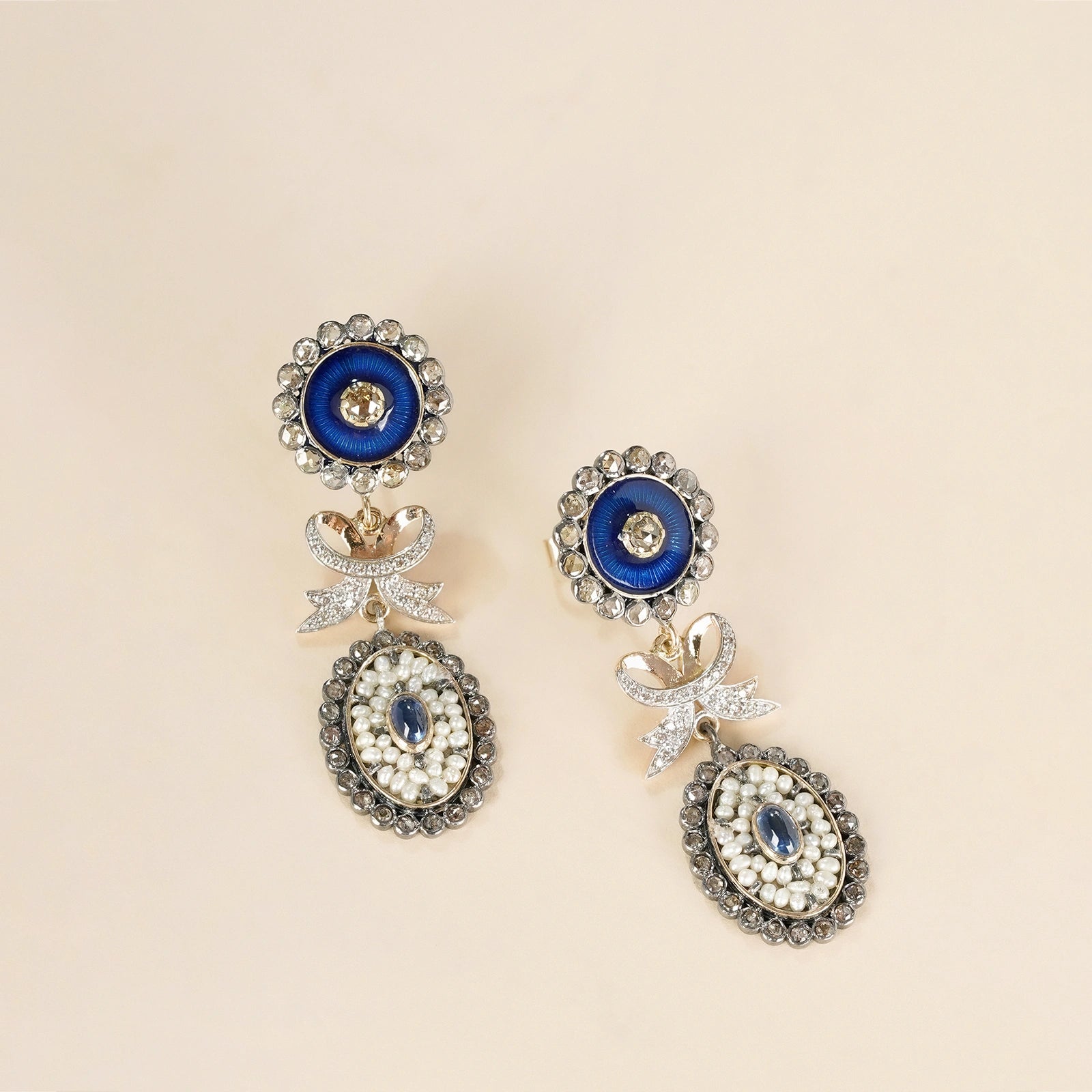 Gina Cobalt Blue Earrings