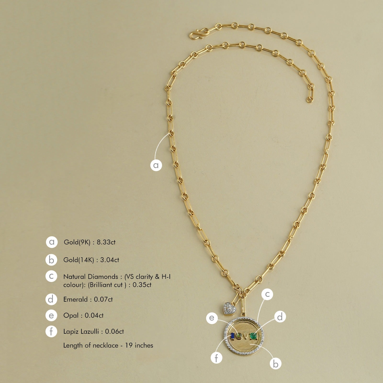 Love Medallion Necklace