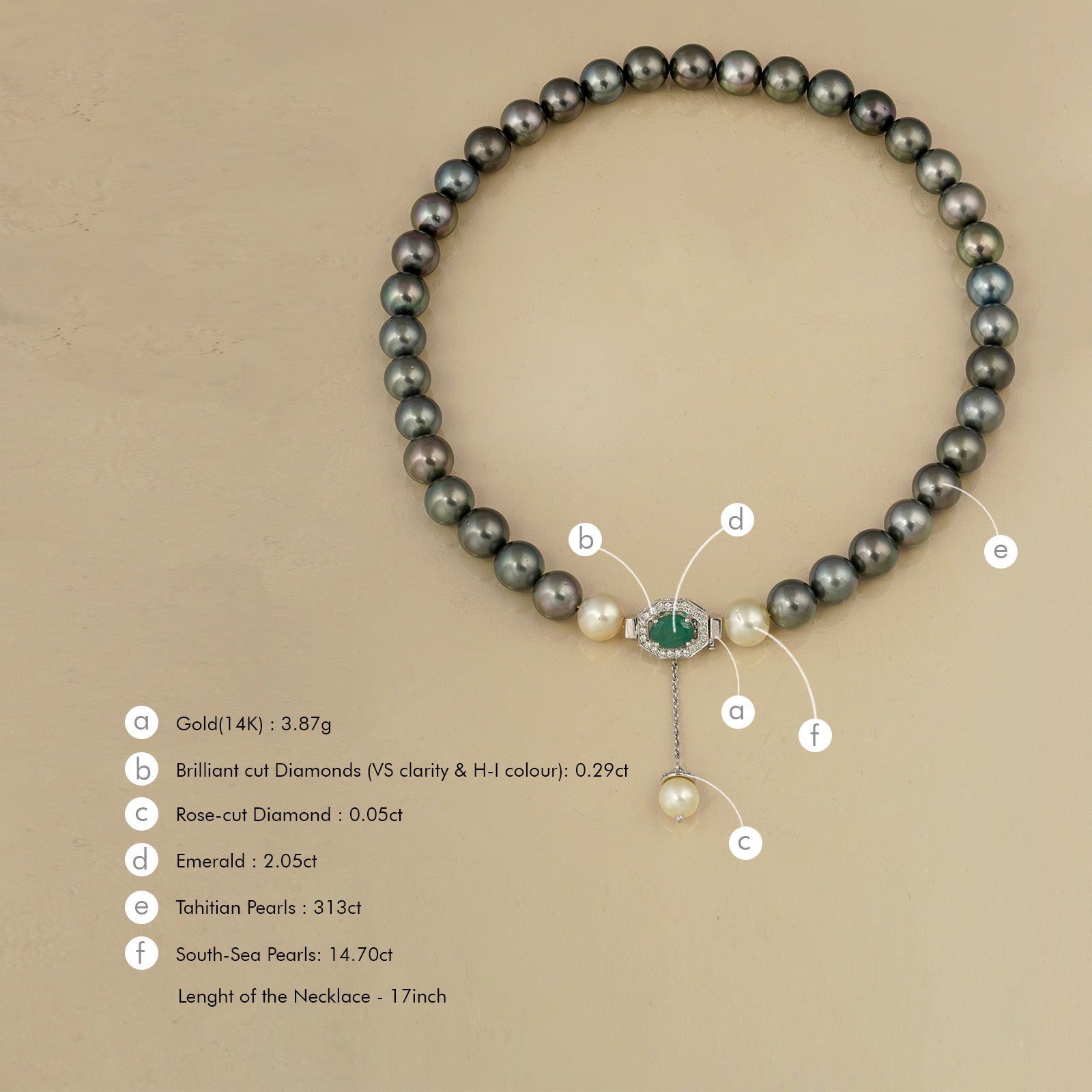 Emily Tahitian Pearl Necklace