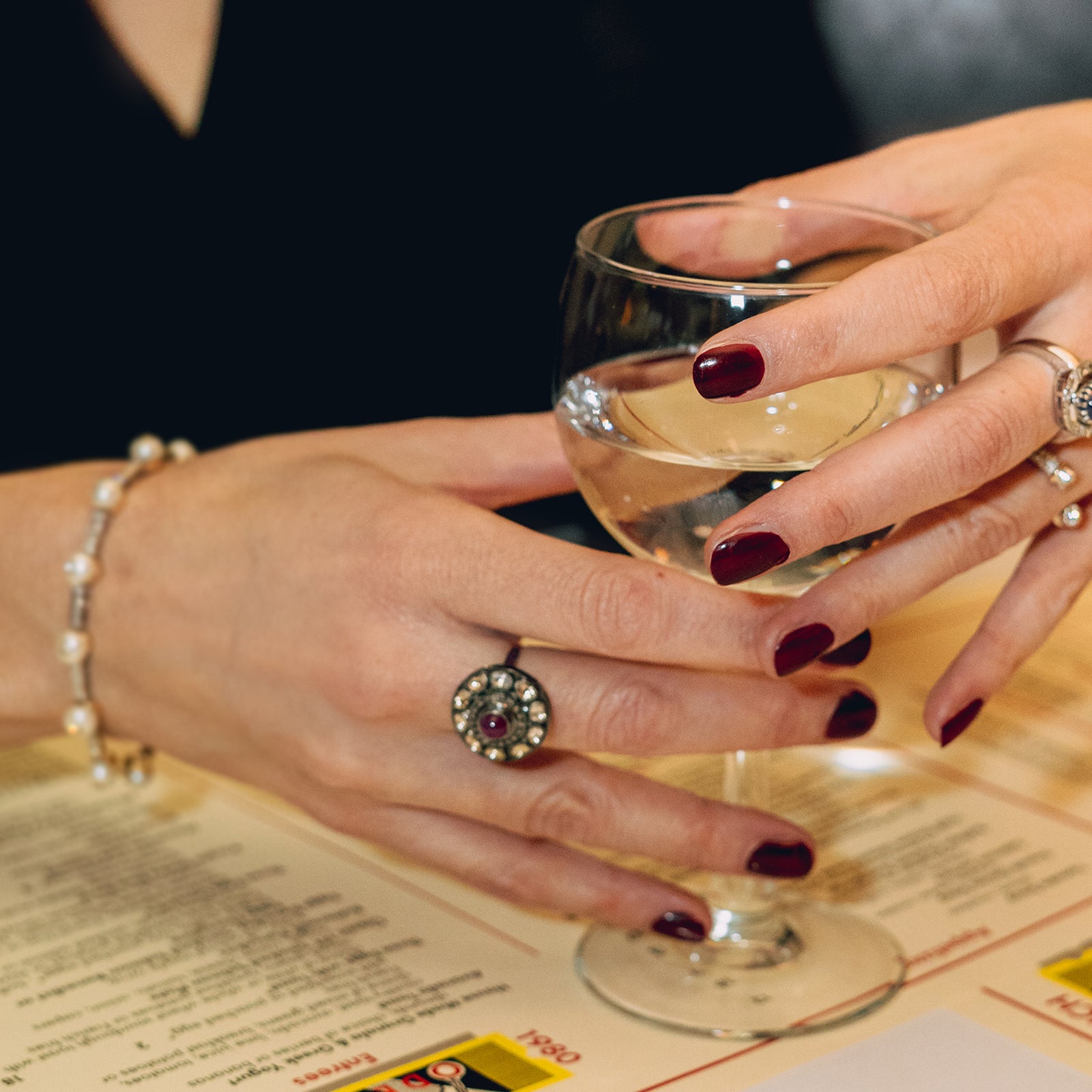 Uncut Diamond and Ruby Ring