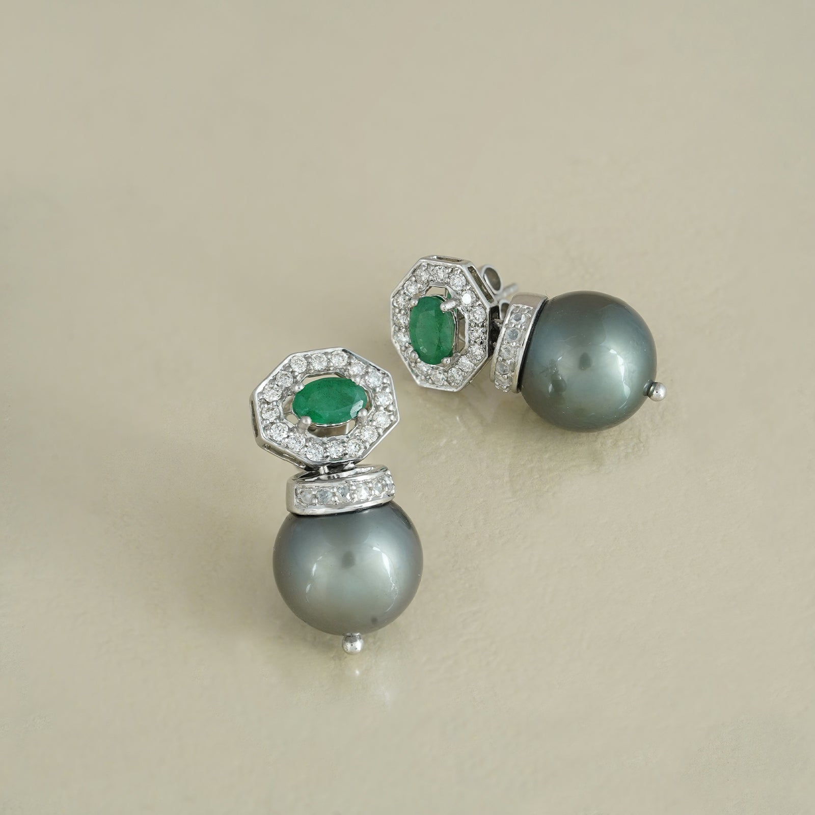 Emily Tahitian Pearl Earrings