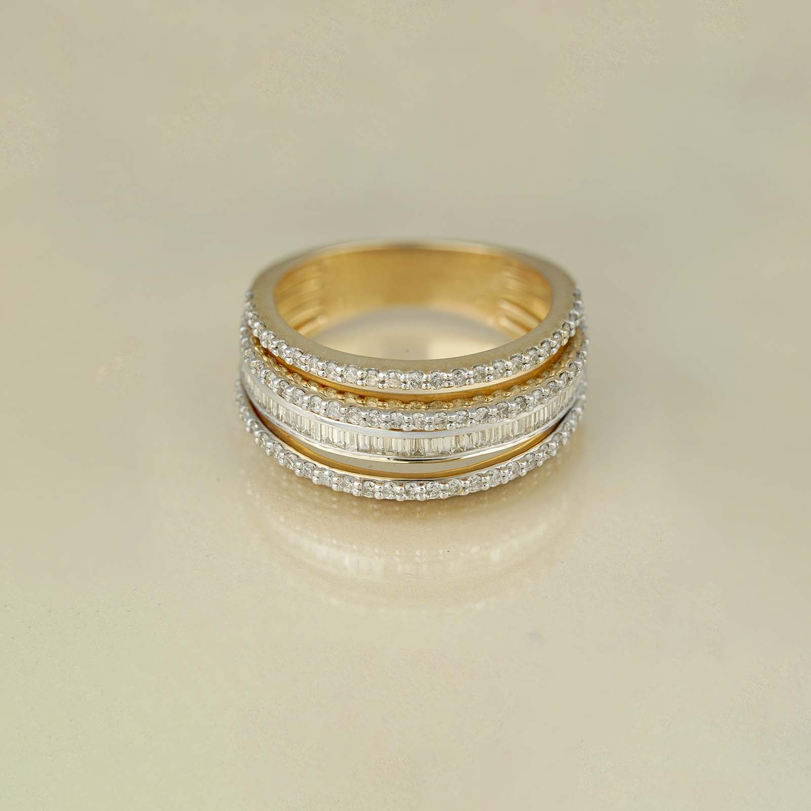 Gold and Diamond Ring