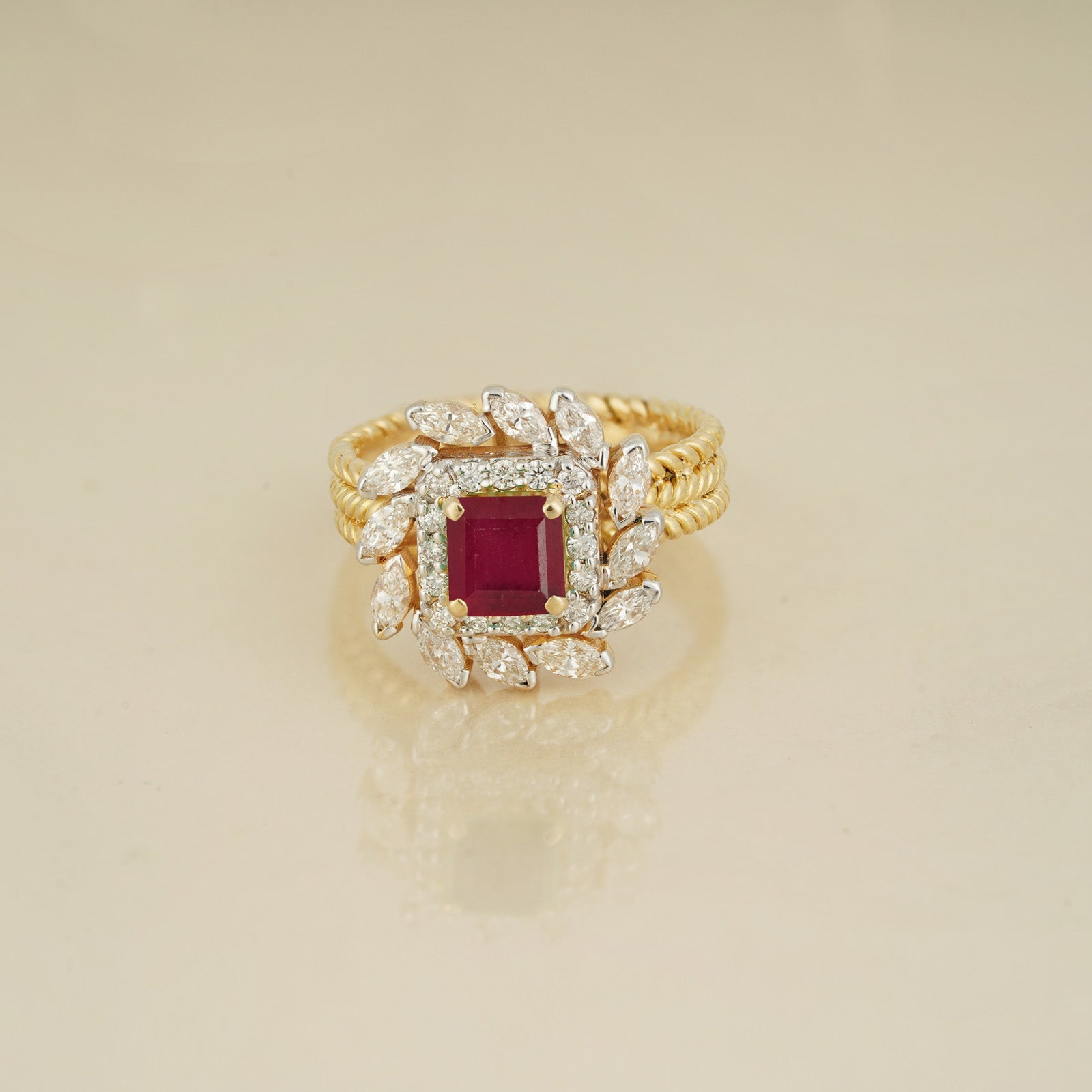 Diamond and Ruby Ring