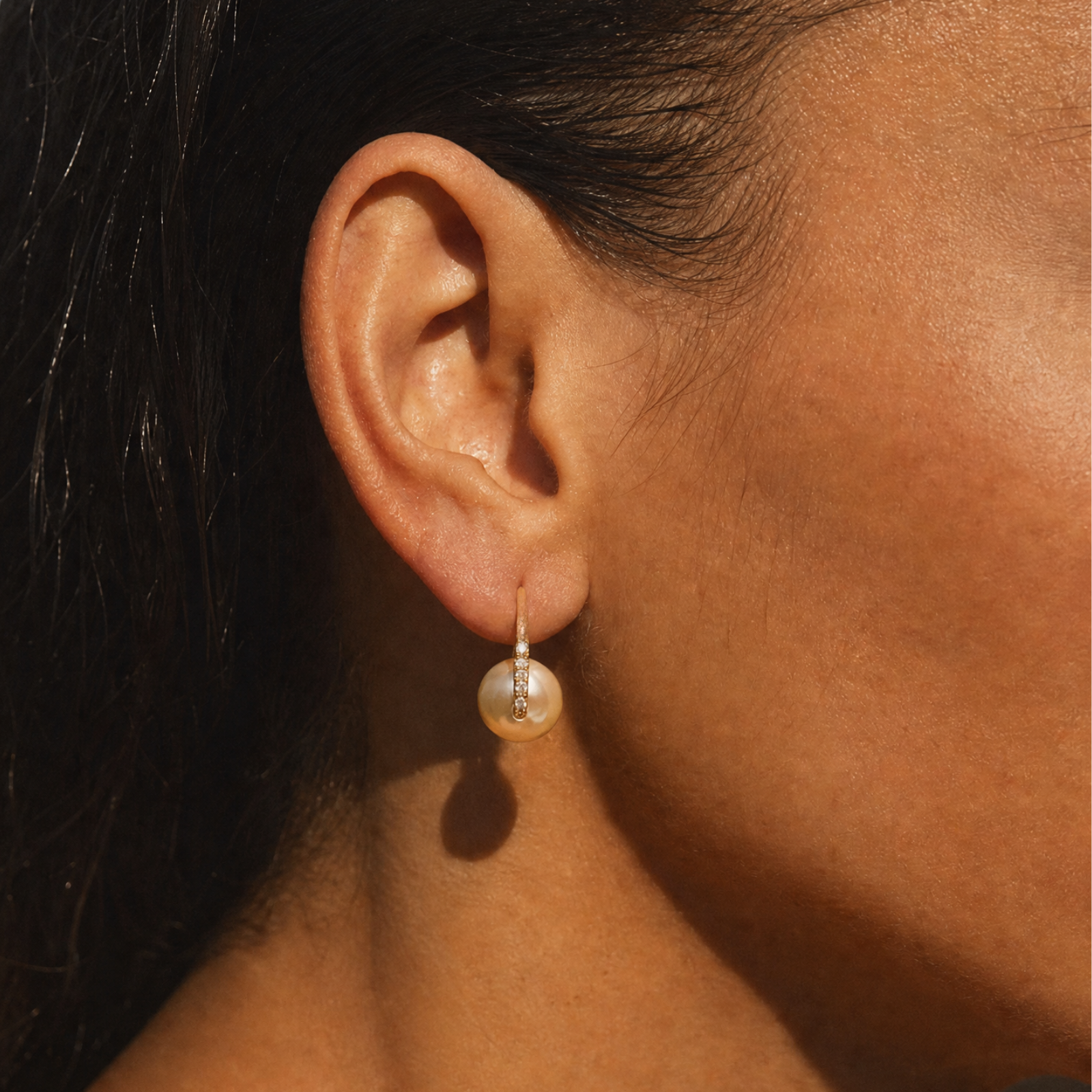 Grace Kelly South Sea Pearl Earrings