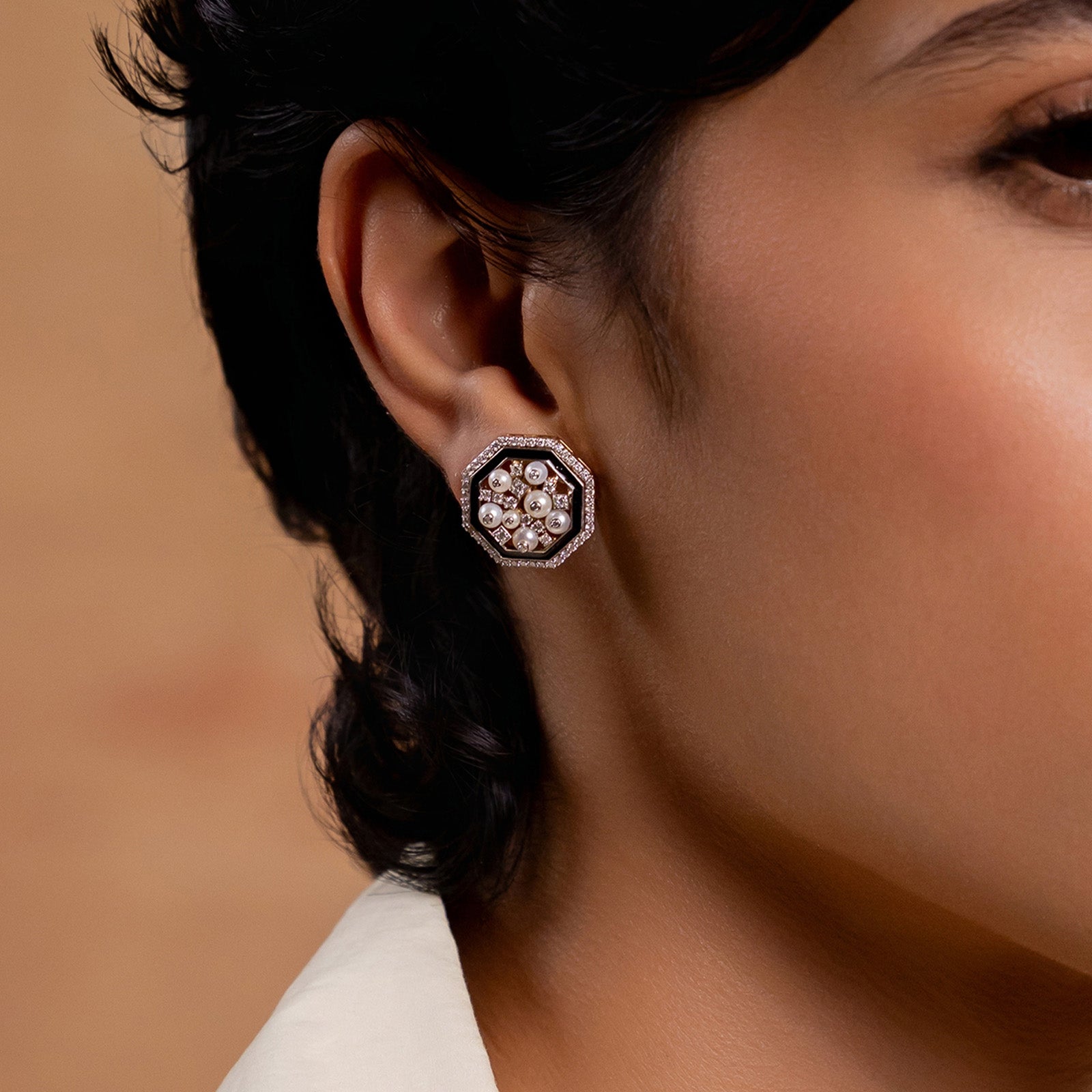 Cleo Snow Ear Studs