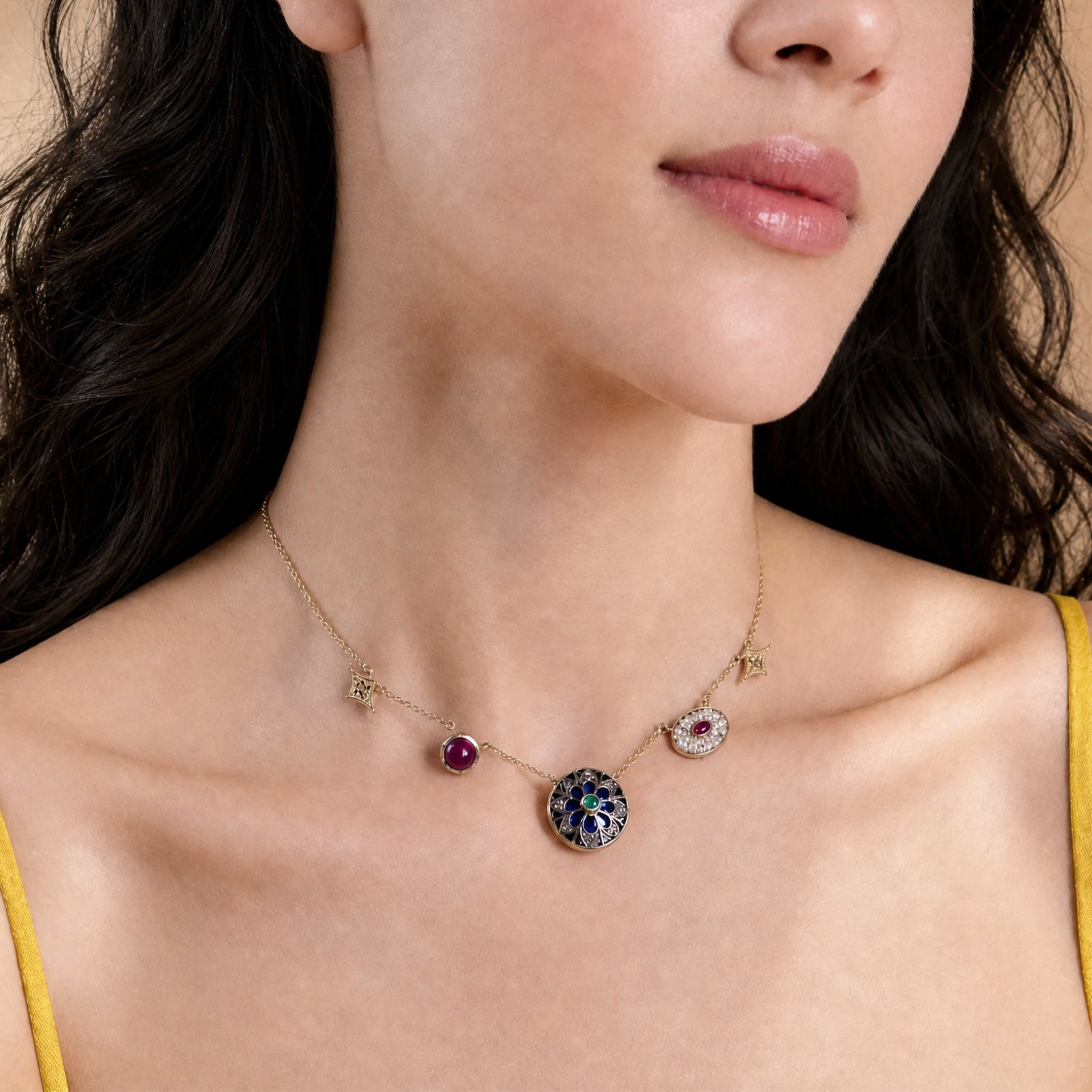 Firdos Charm Necklace
