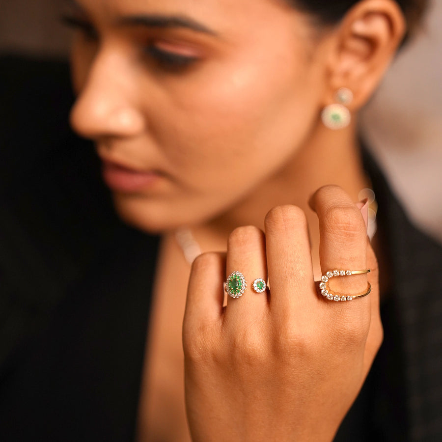 Adele Emerald Ring