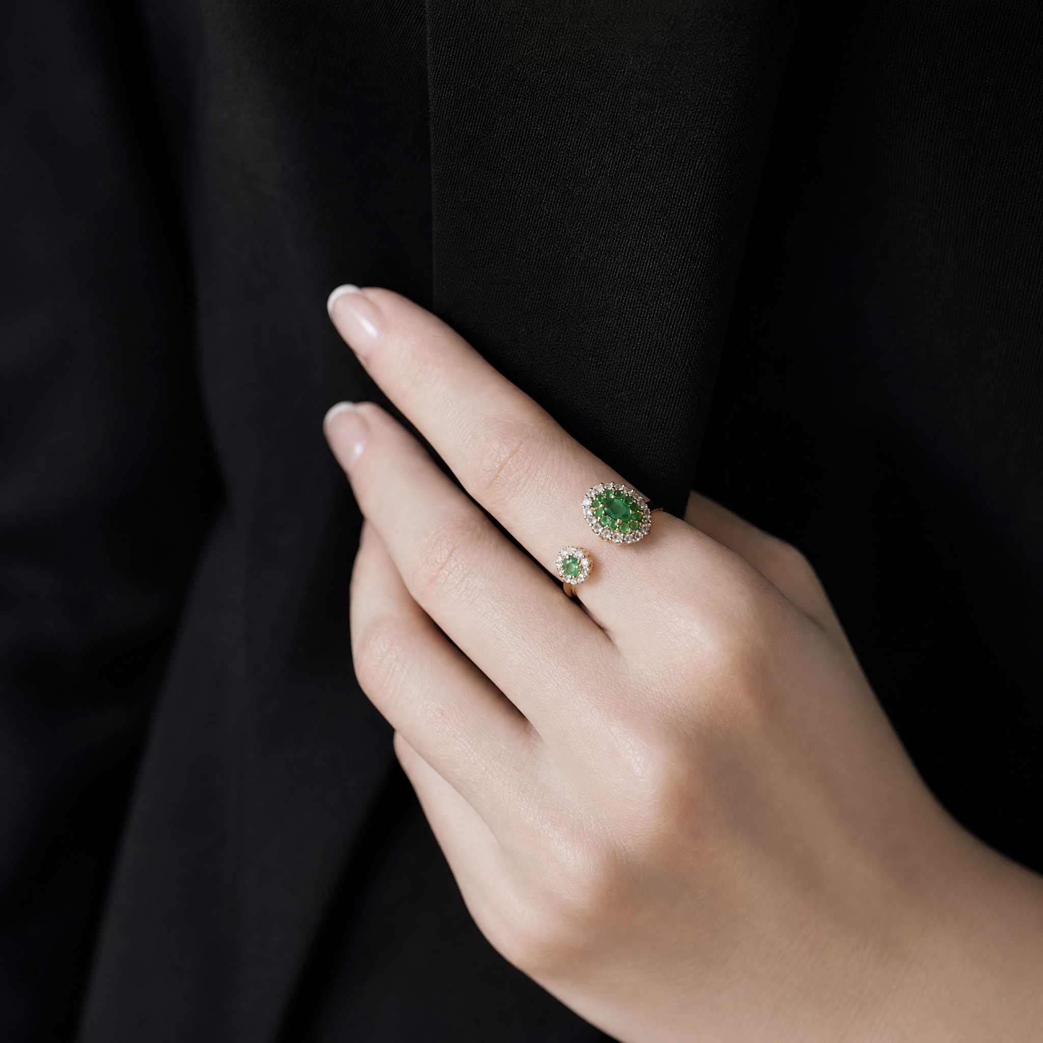 Adele Emerald Ring