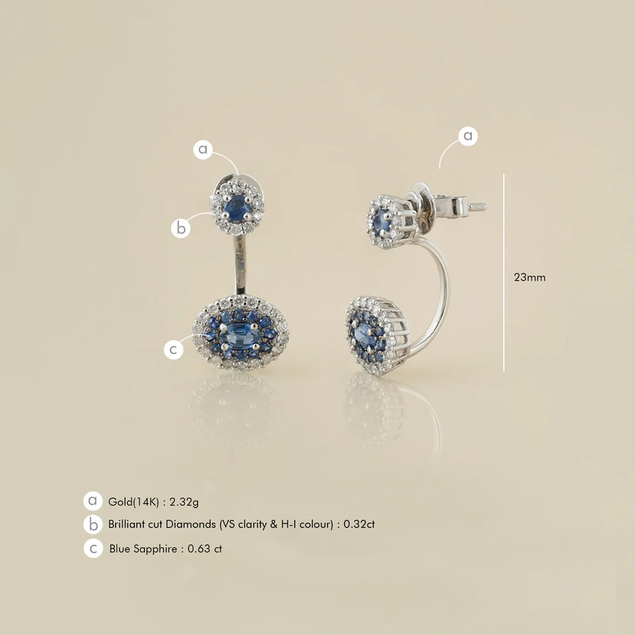 Adele Sapphire Earrings