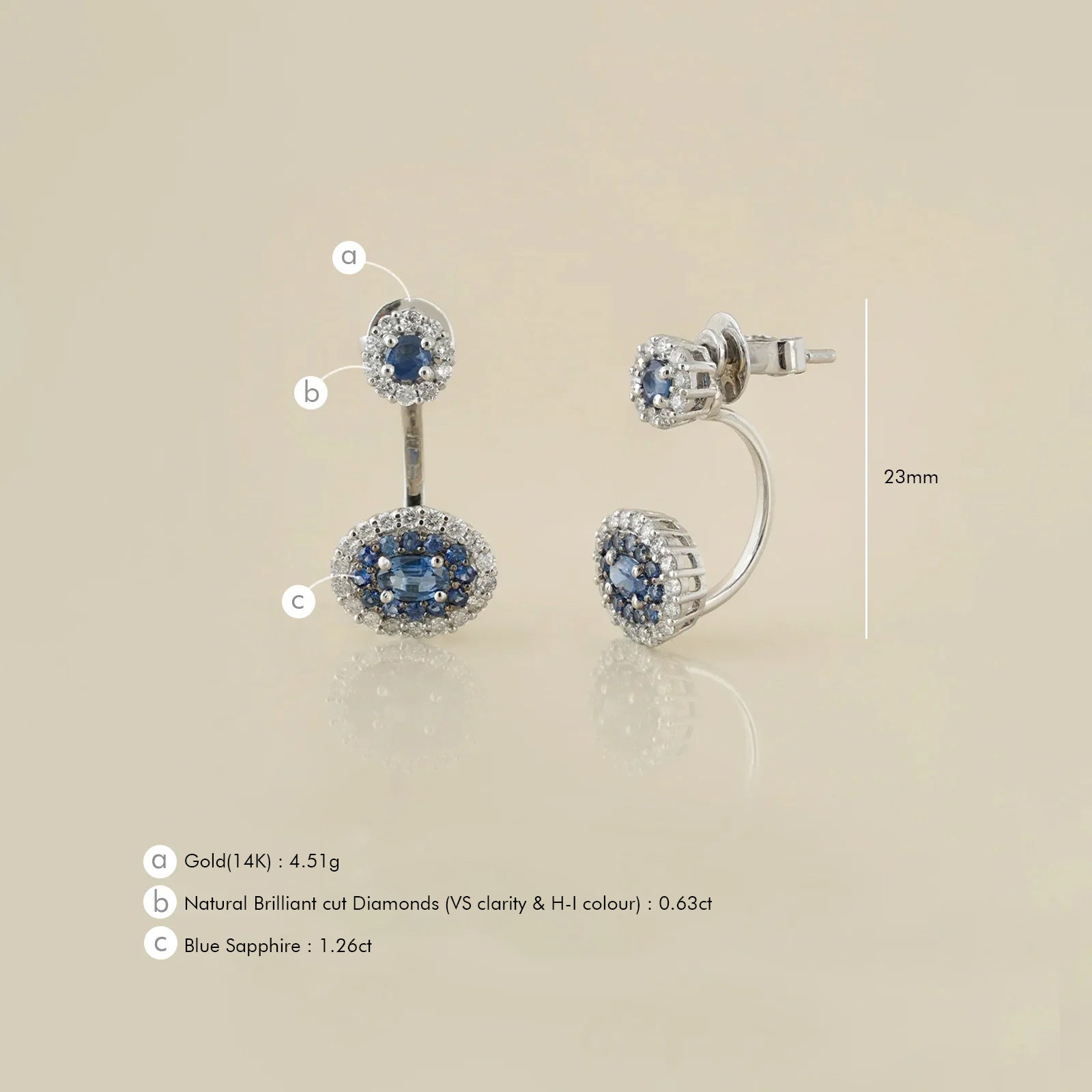 Adele Sapphire Earrings