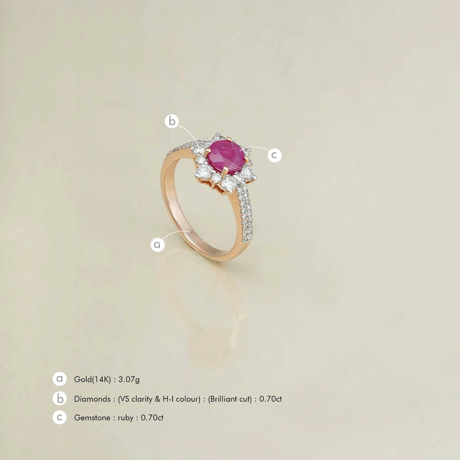 Amor Ruby Ring
