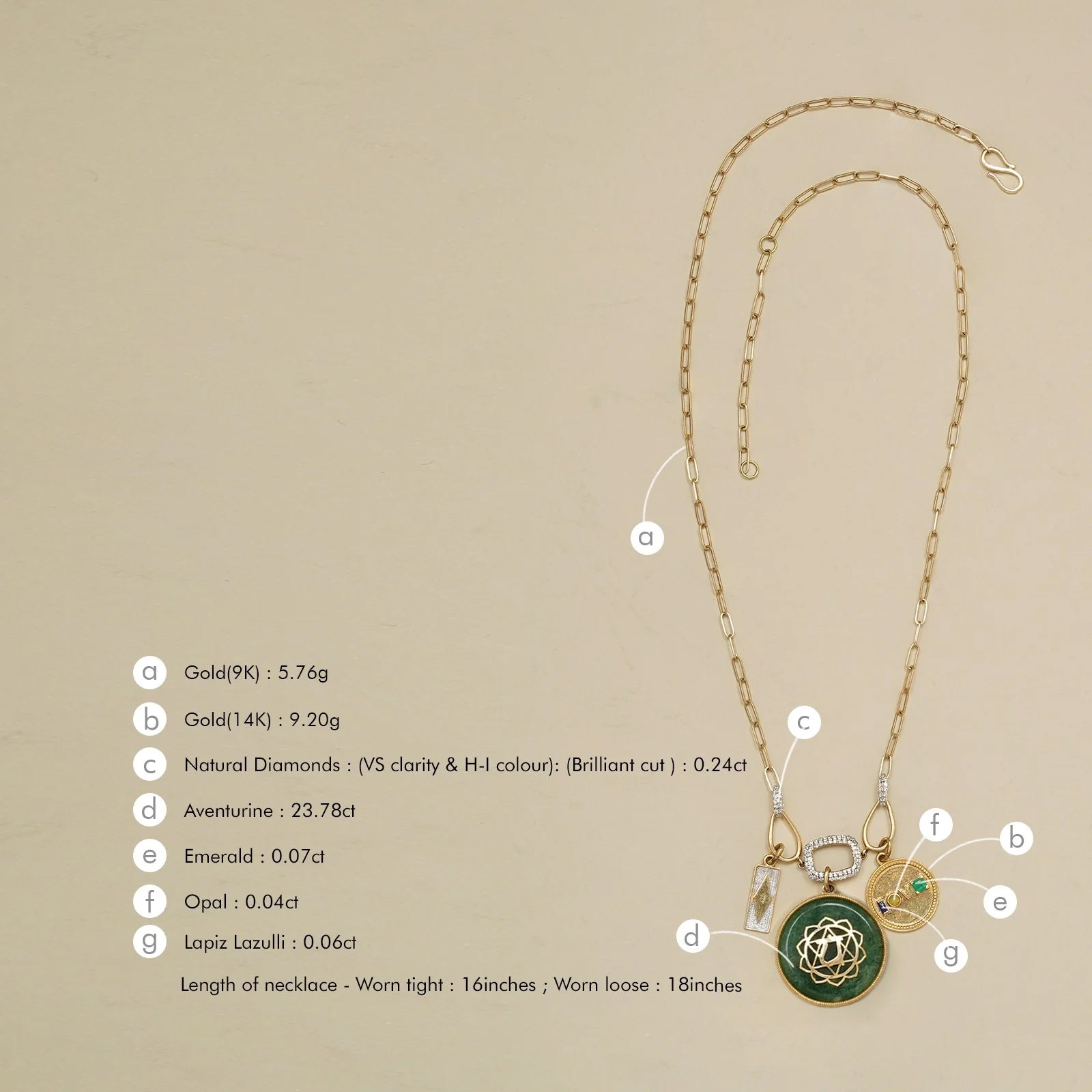 Anah Spring Pendant Necklace