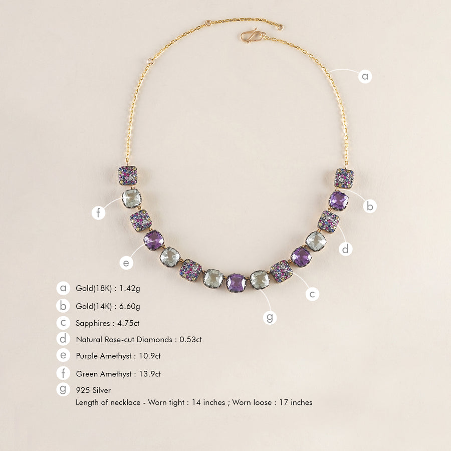 Cairo Orchid Necklace
