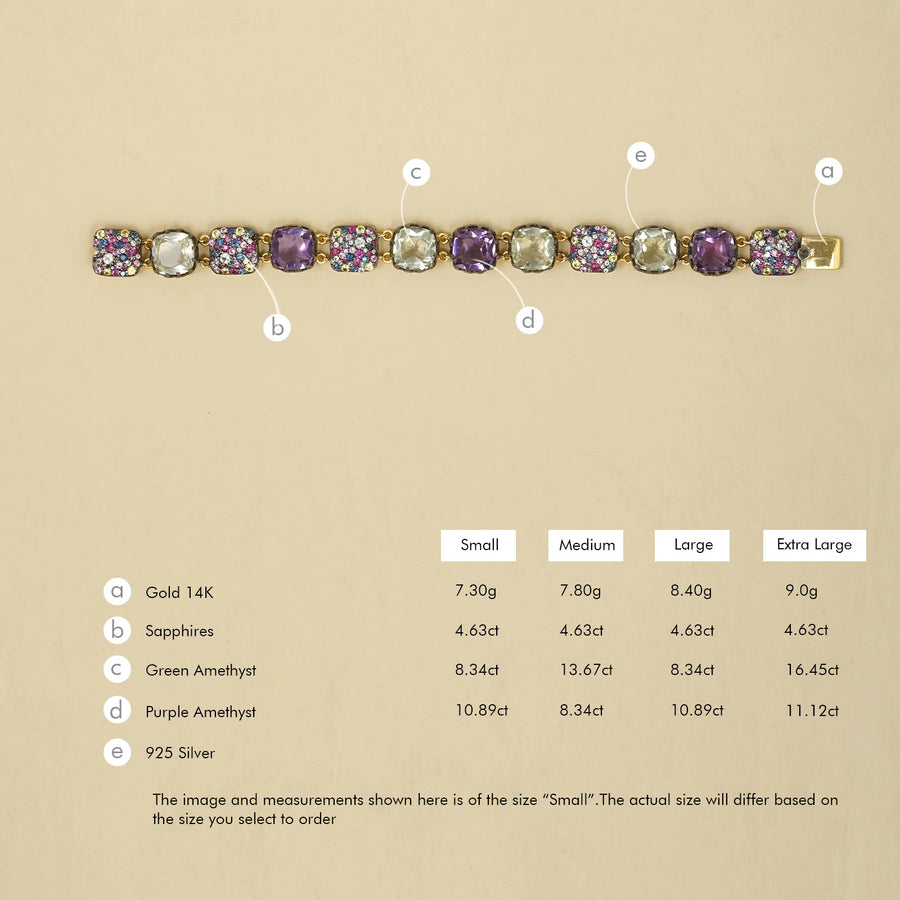 Cairo Orchid Bracelet
