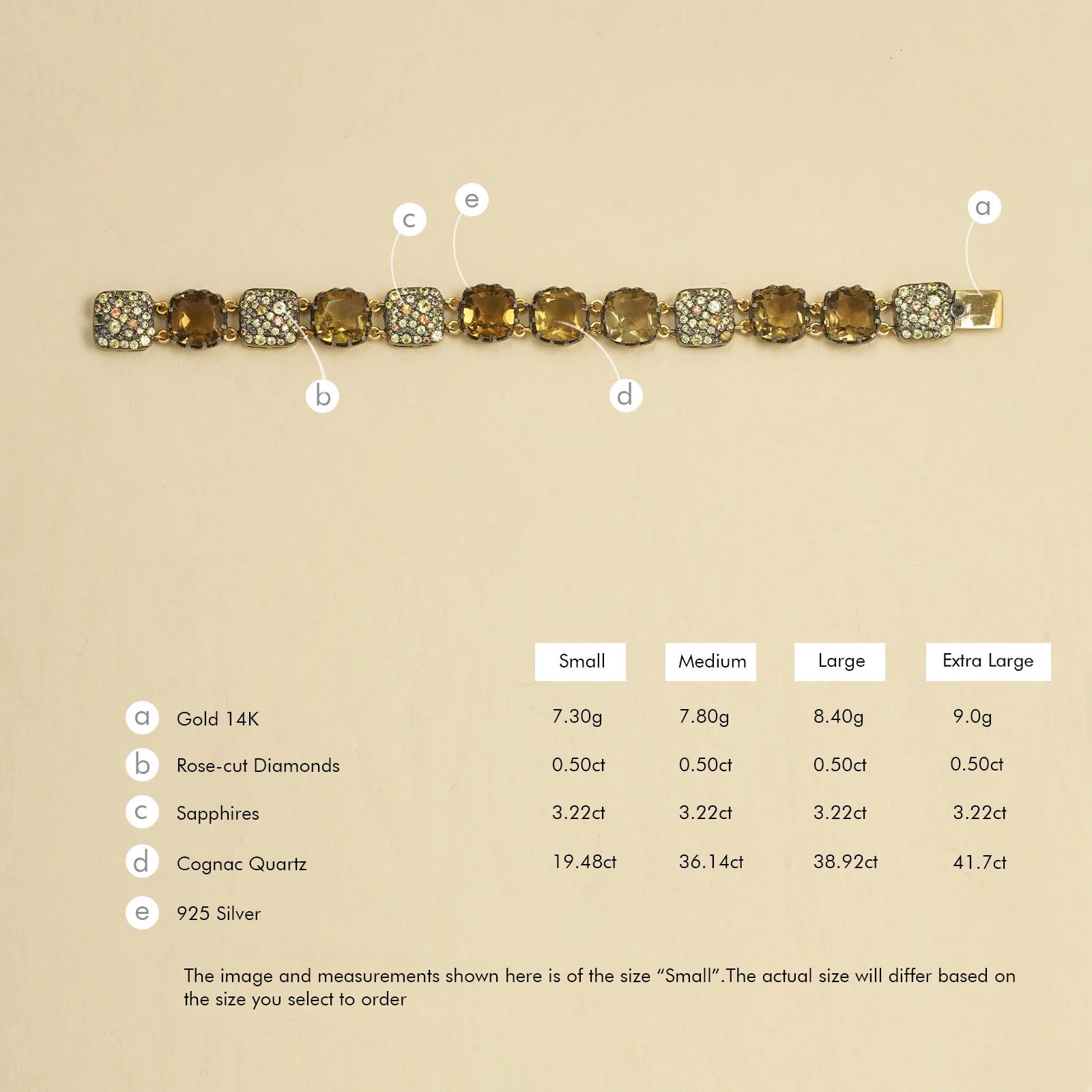 Cairo Honey Bracelet