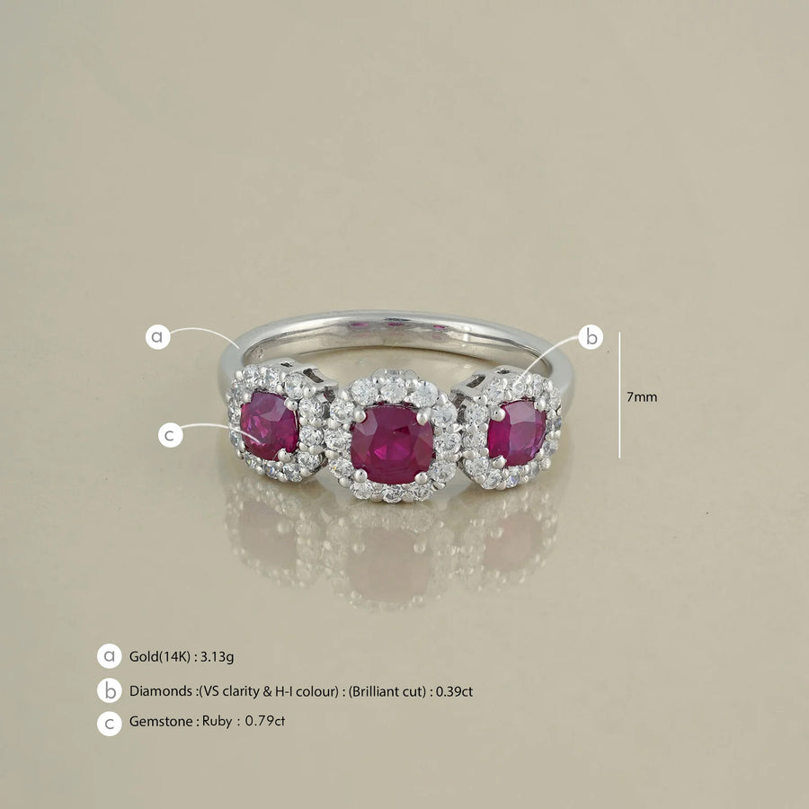 Cerys Ruby Ring