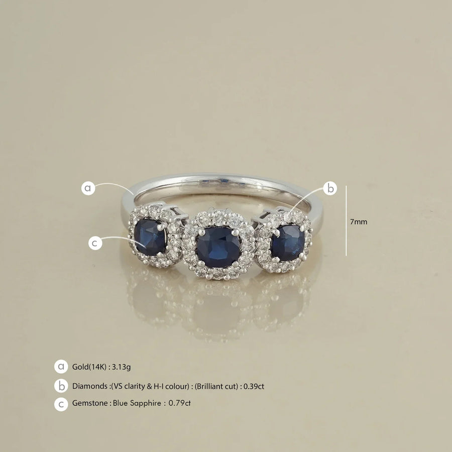 Cerys Sapphire Ring