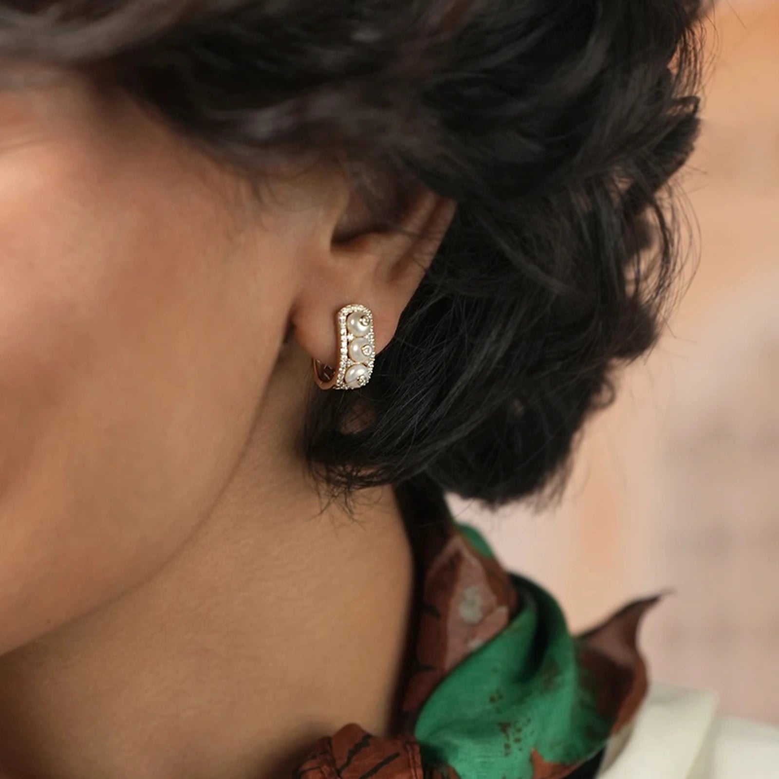 Chicago Mini Hoop Earrings