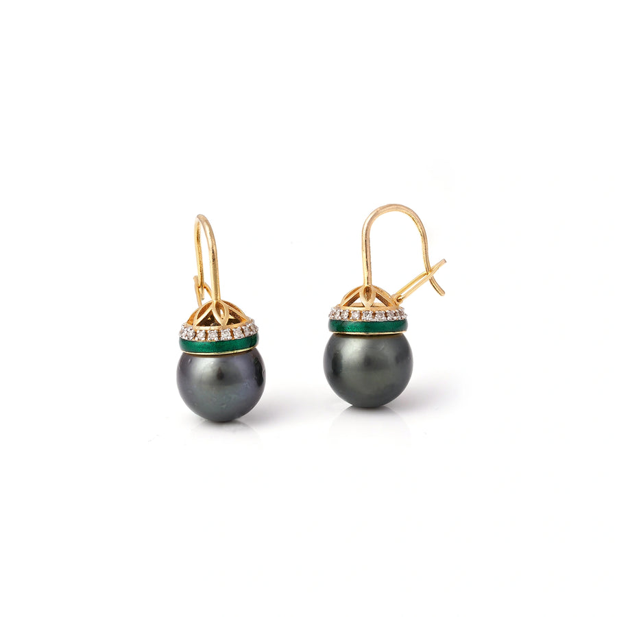 Chloe Tahitian Pearl Earrings