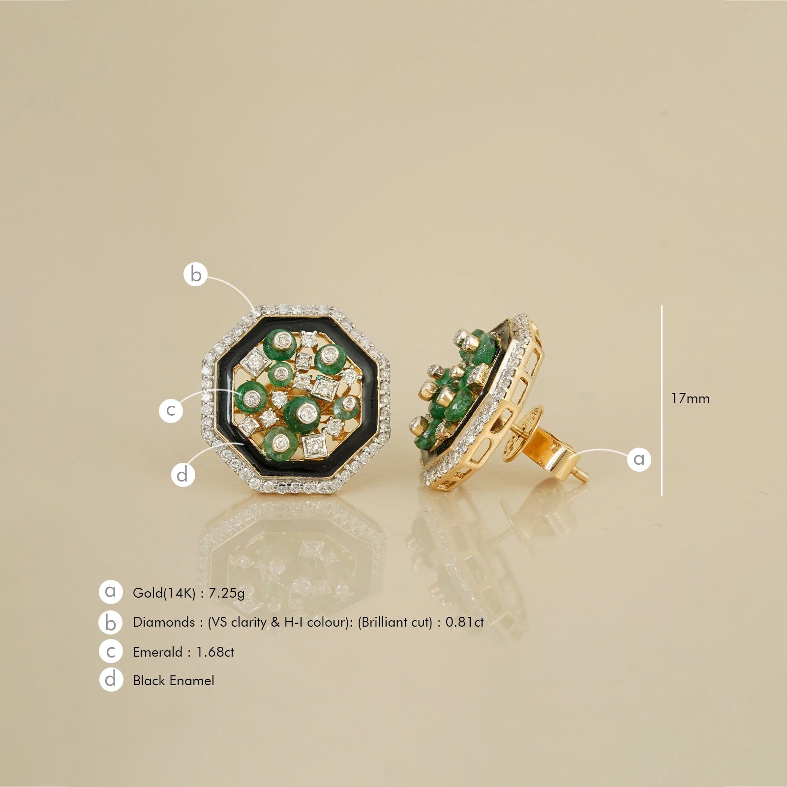 Cleo Ear Studs