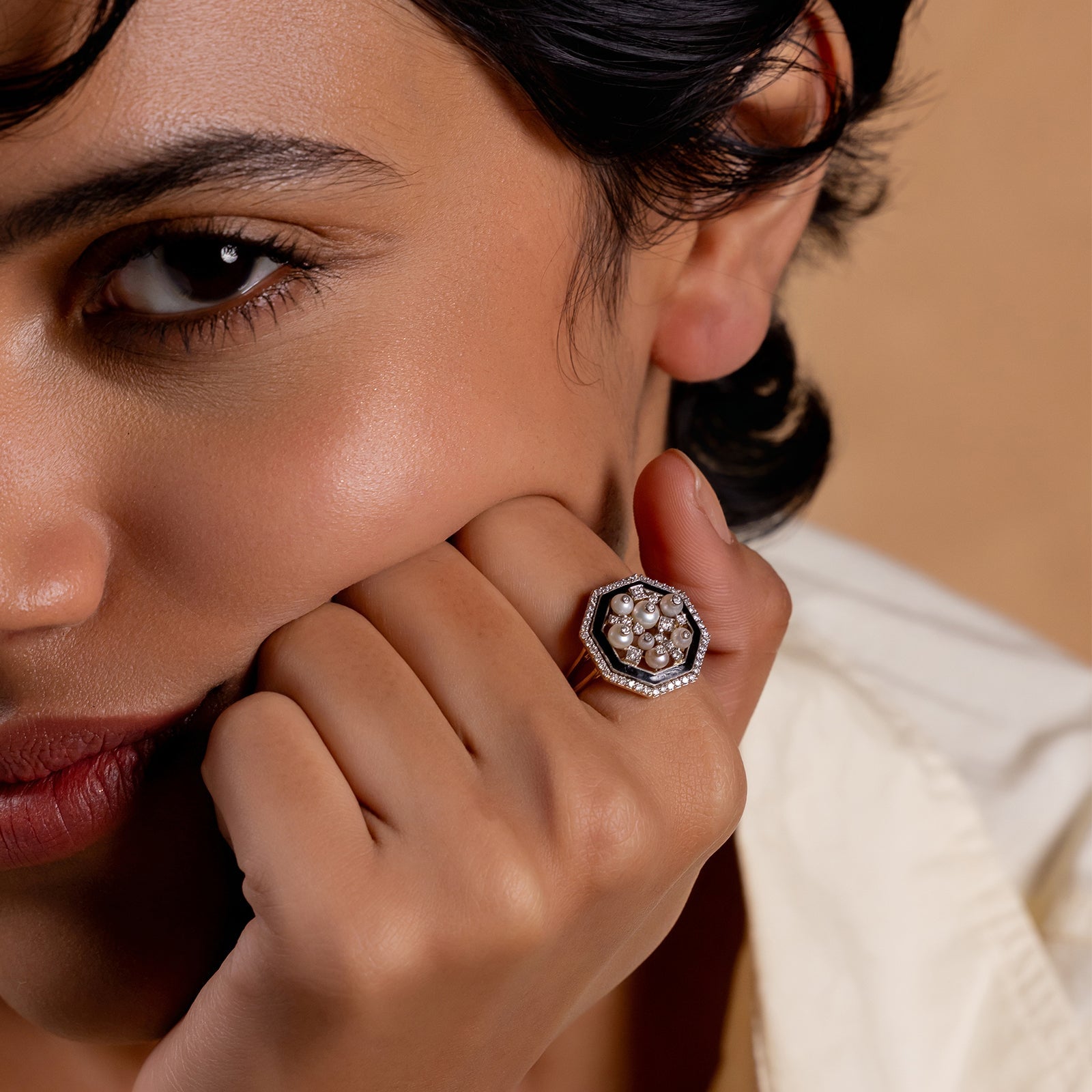 Cleo Snow Ring
