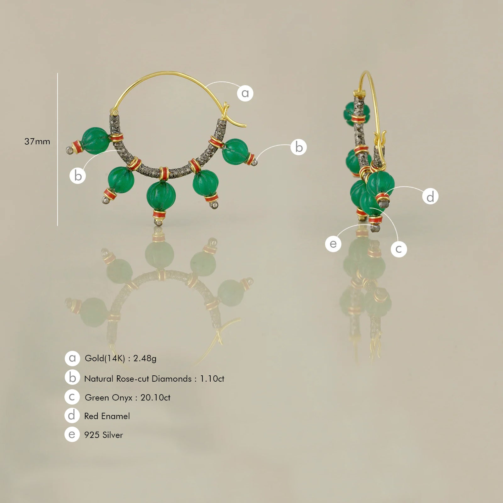 Colombo Hoop Earrings