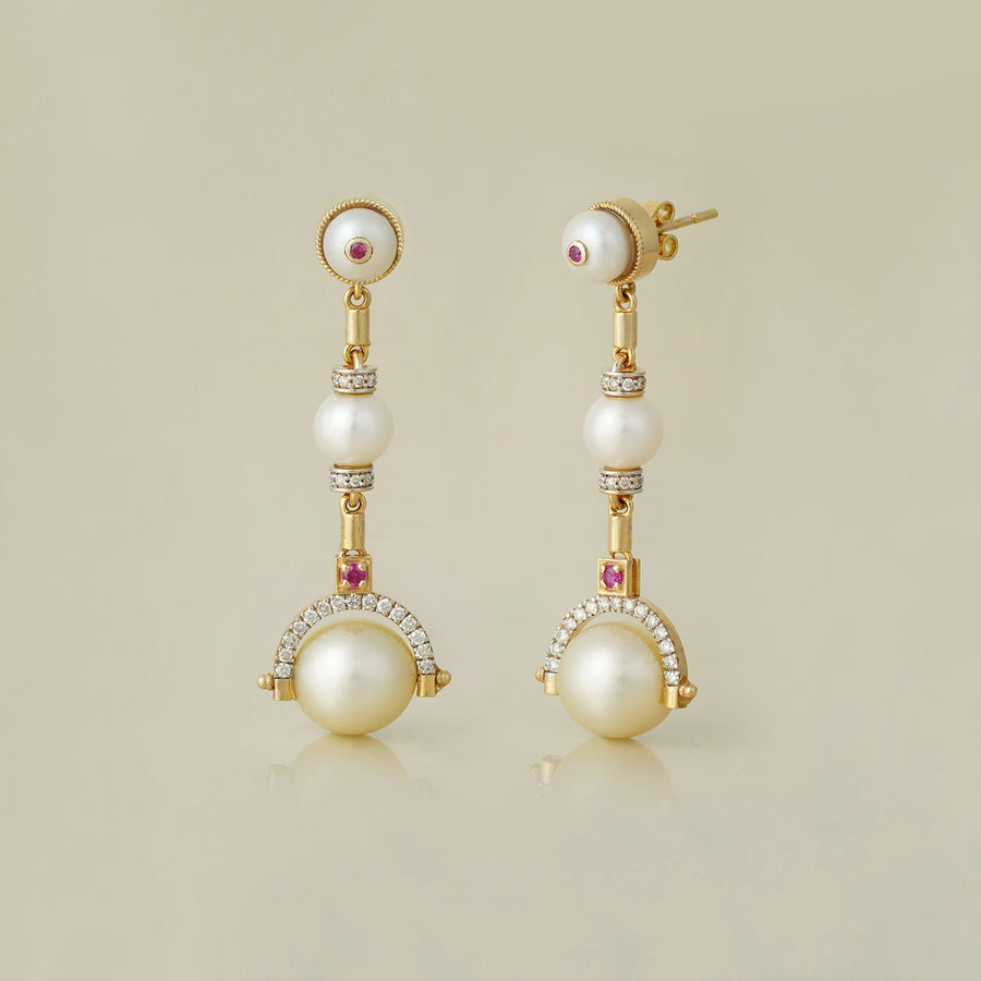 Robin South Sea Pearl Drop Earrings