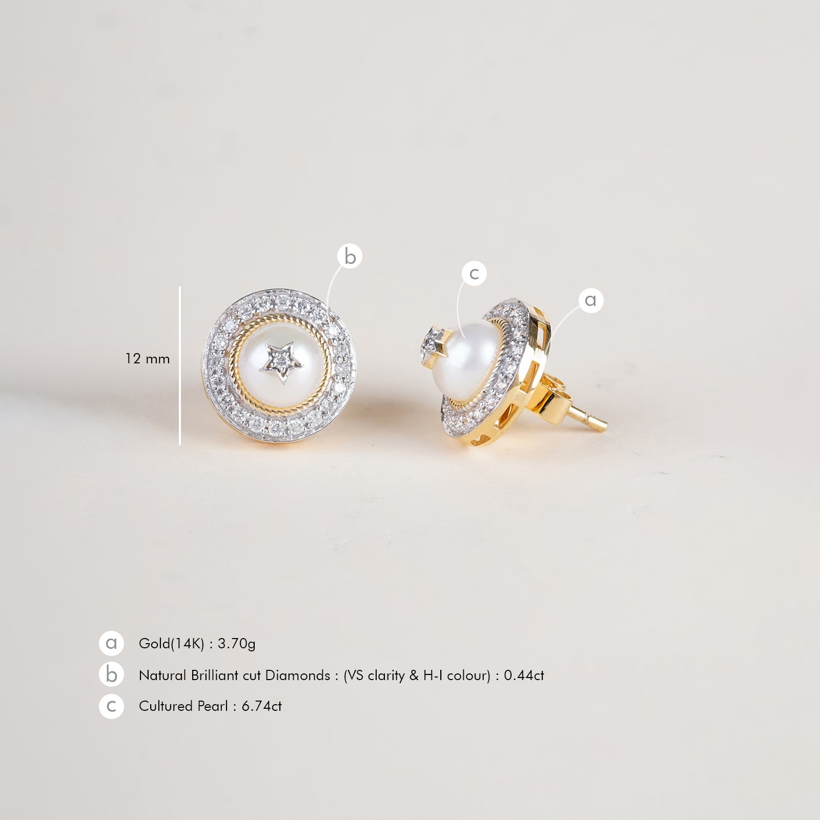 Elara Ear Studs