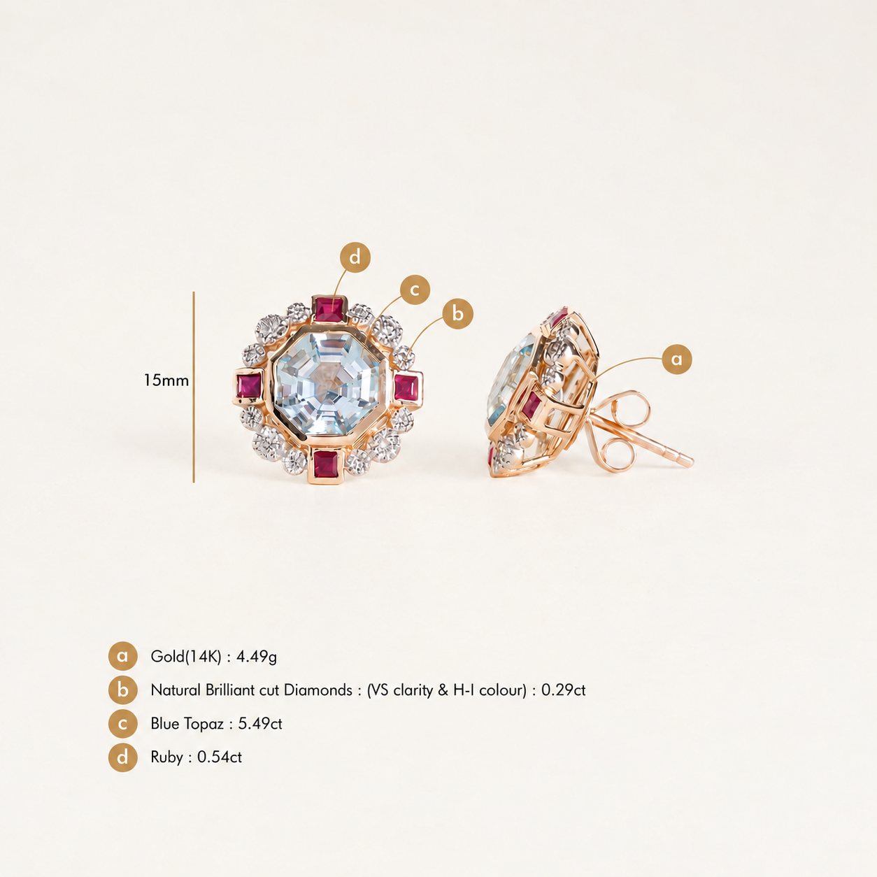 Elina Ear Studs