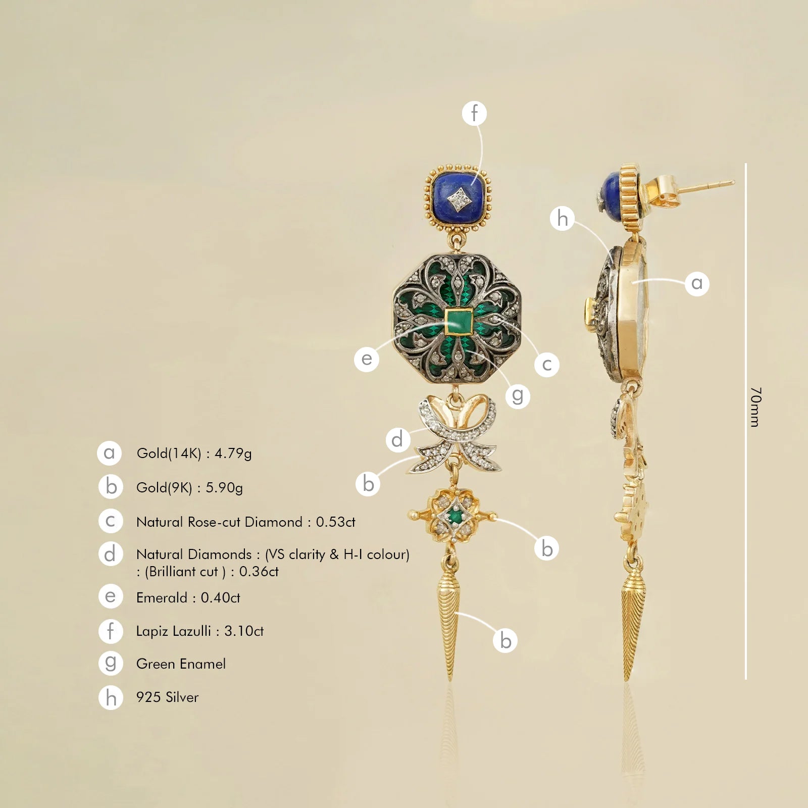 Emir Chandelier Earrings