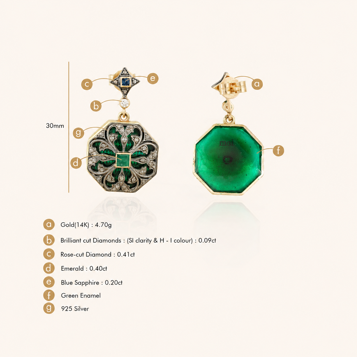 Emir Mini Earrings