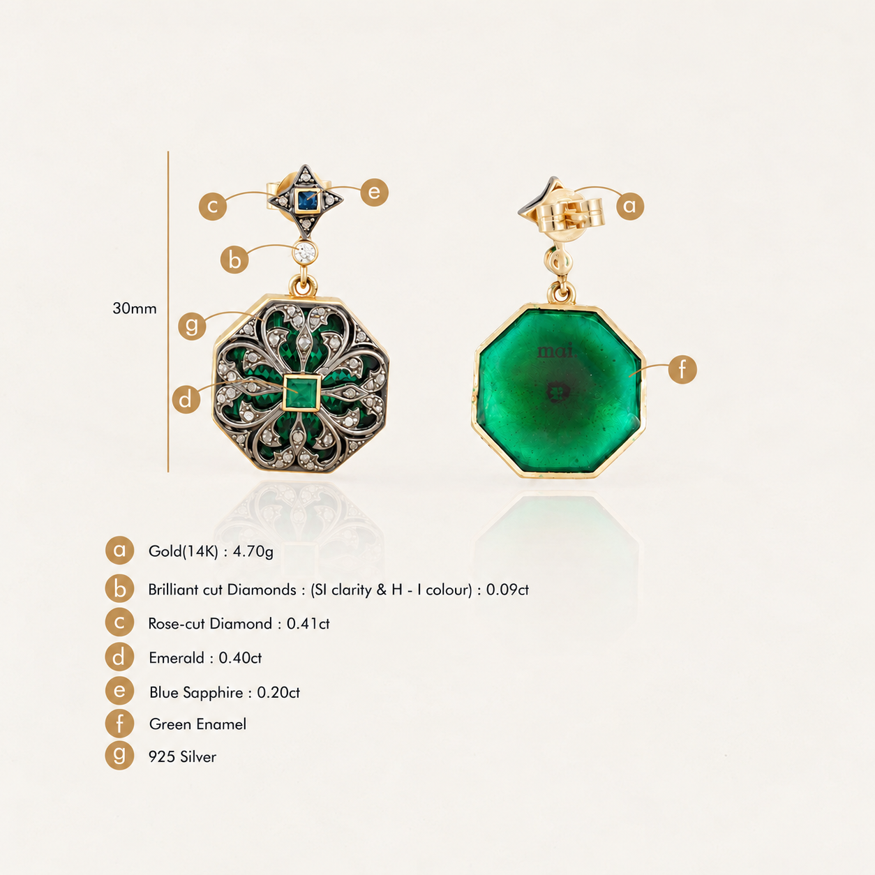 Emir Mini Earrings