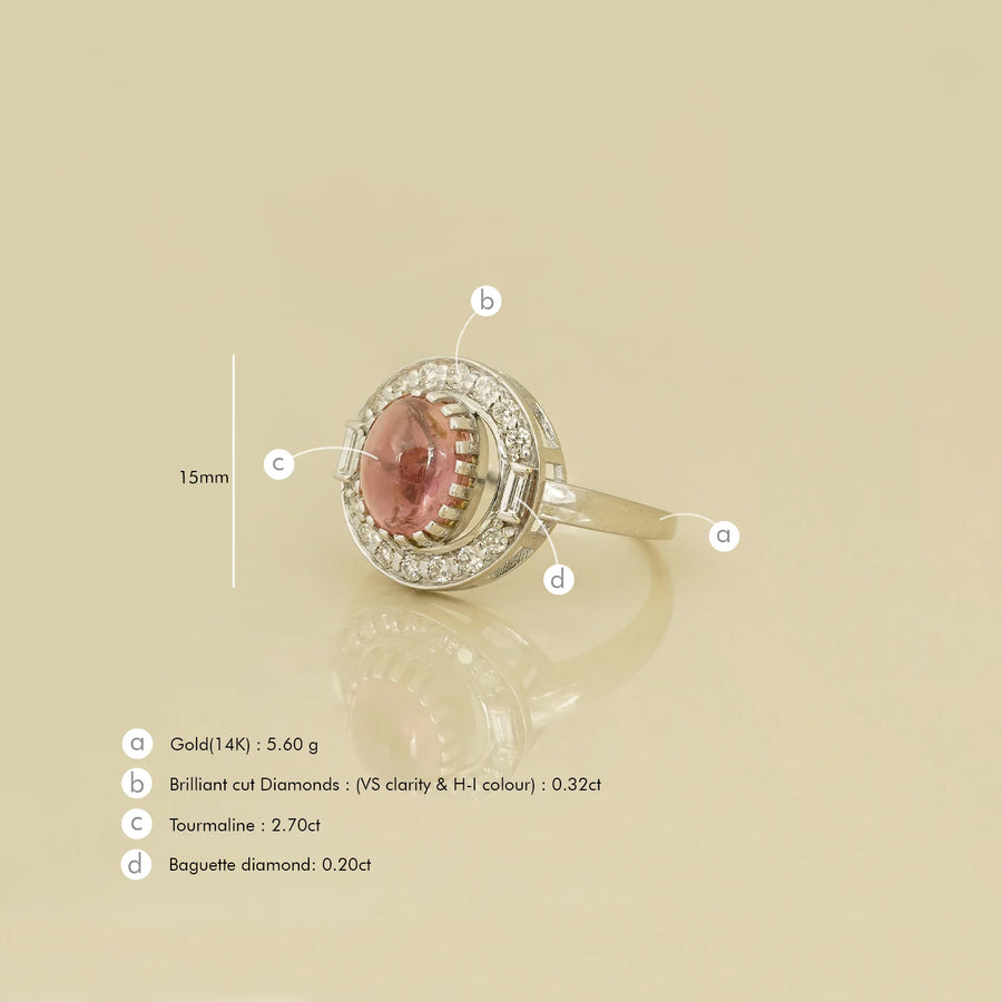 Evelyn Tourmaline Ring