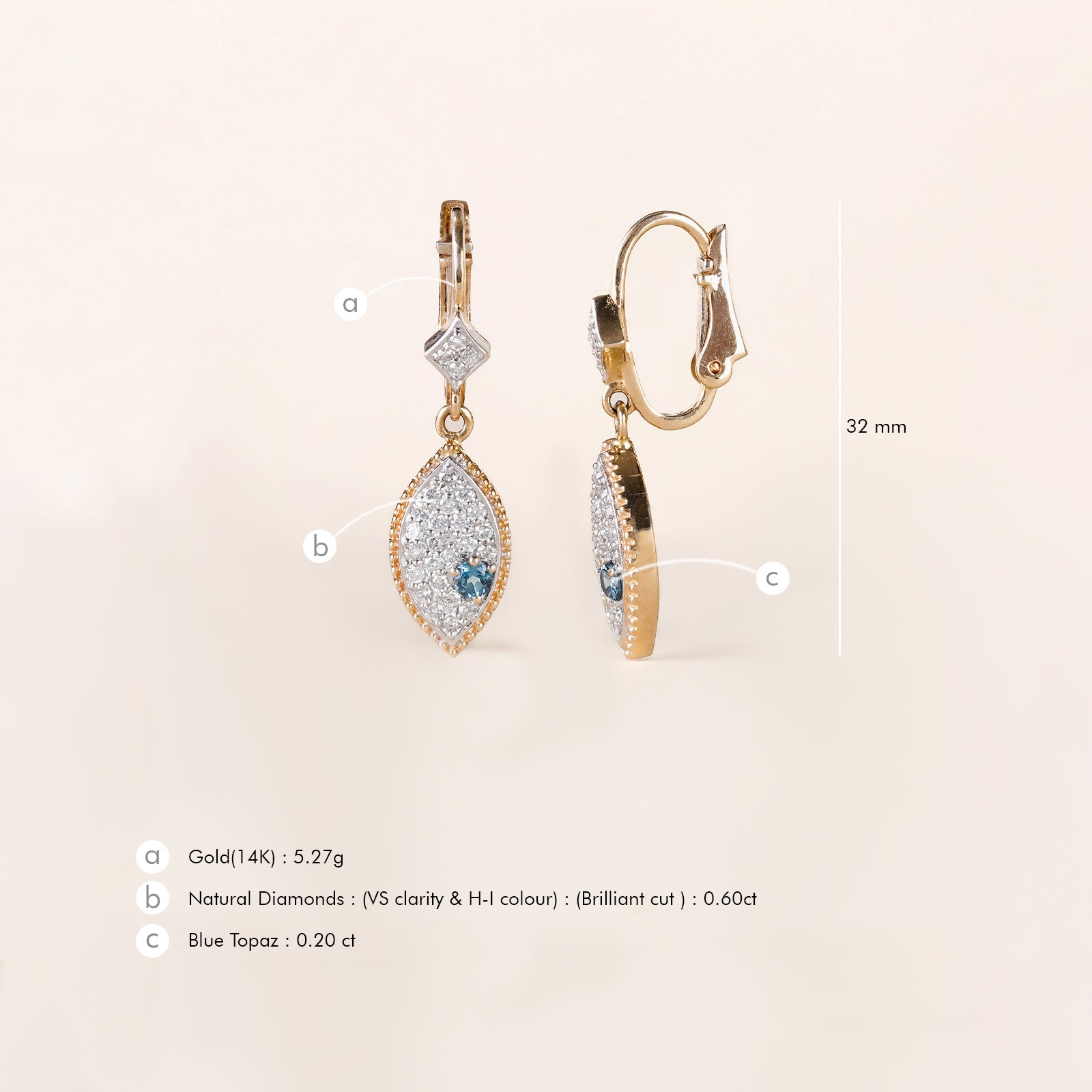 Evil Eye Earrings