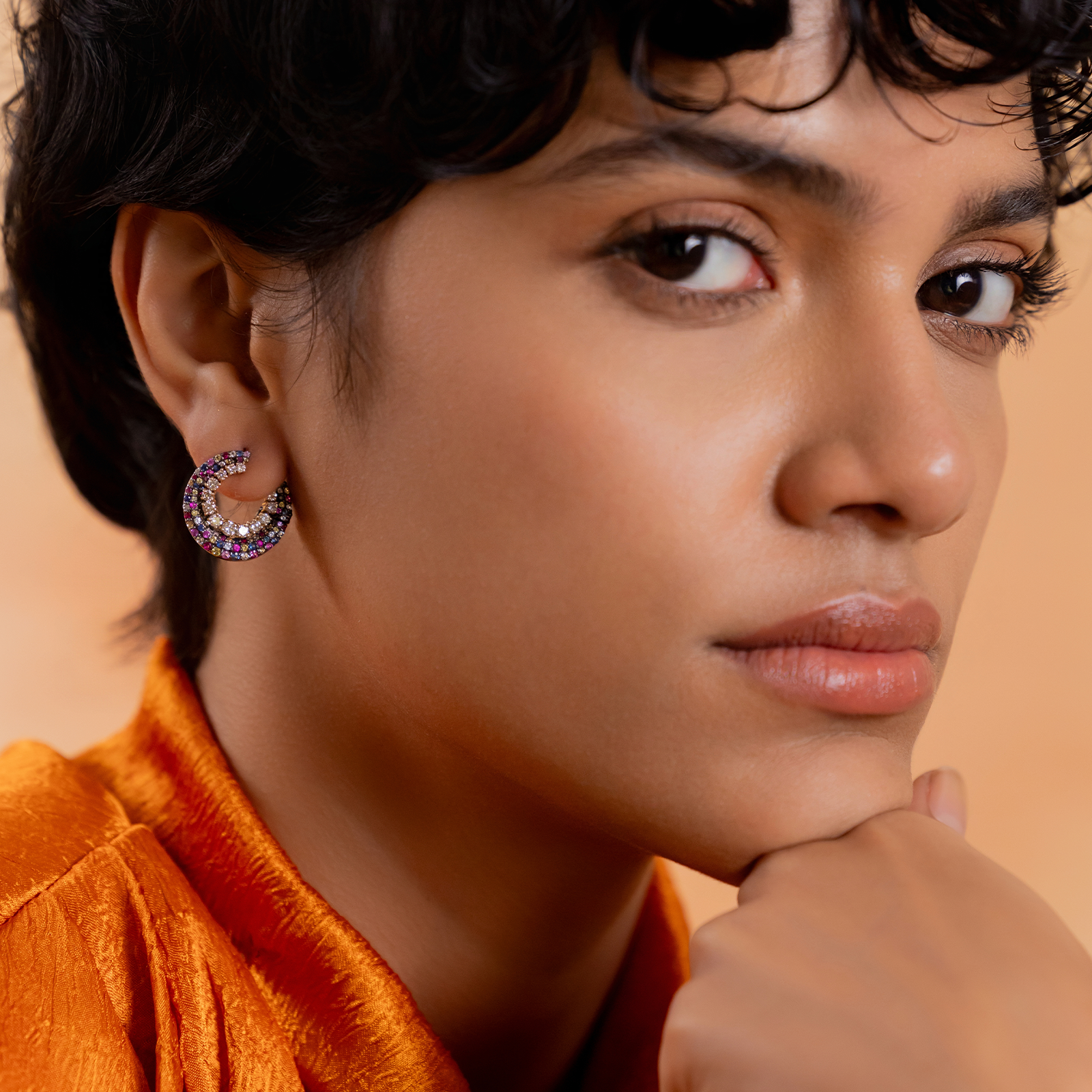 Felicia Orchid Earrings