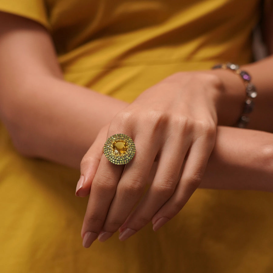 Felix Honey Cocktail Ring