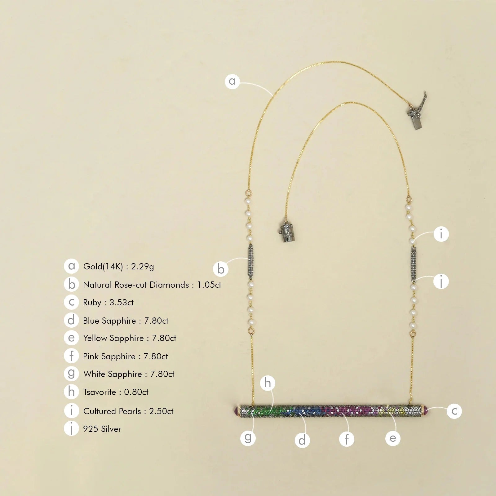 Felix Bar Necklace