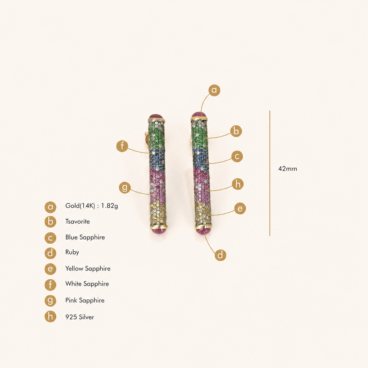 Felix Bar Earrings