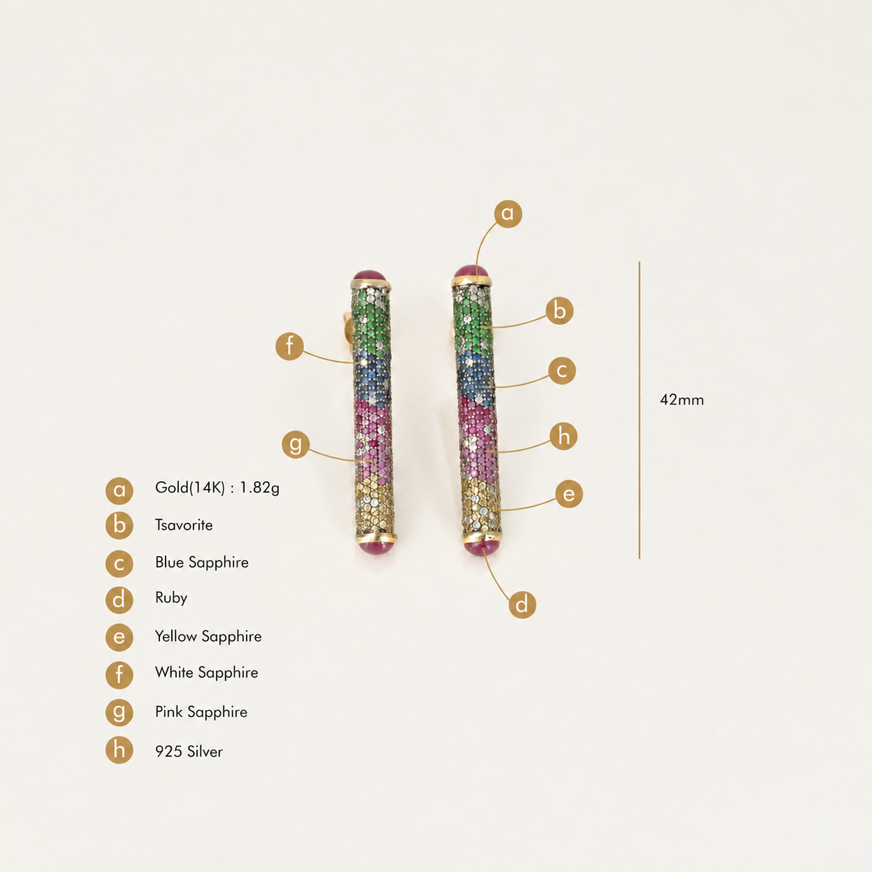 Felix Bar Earrings