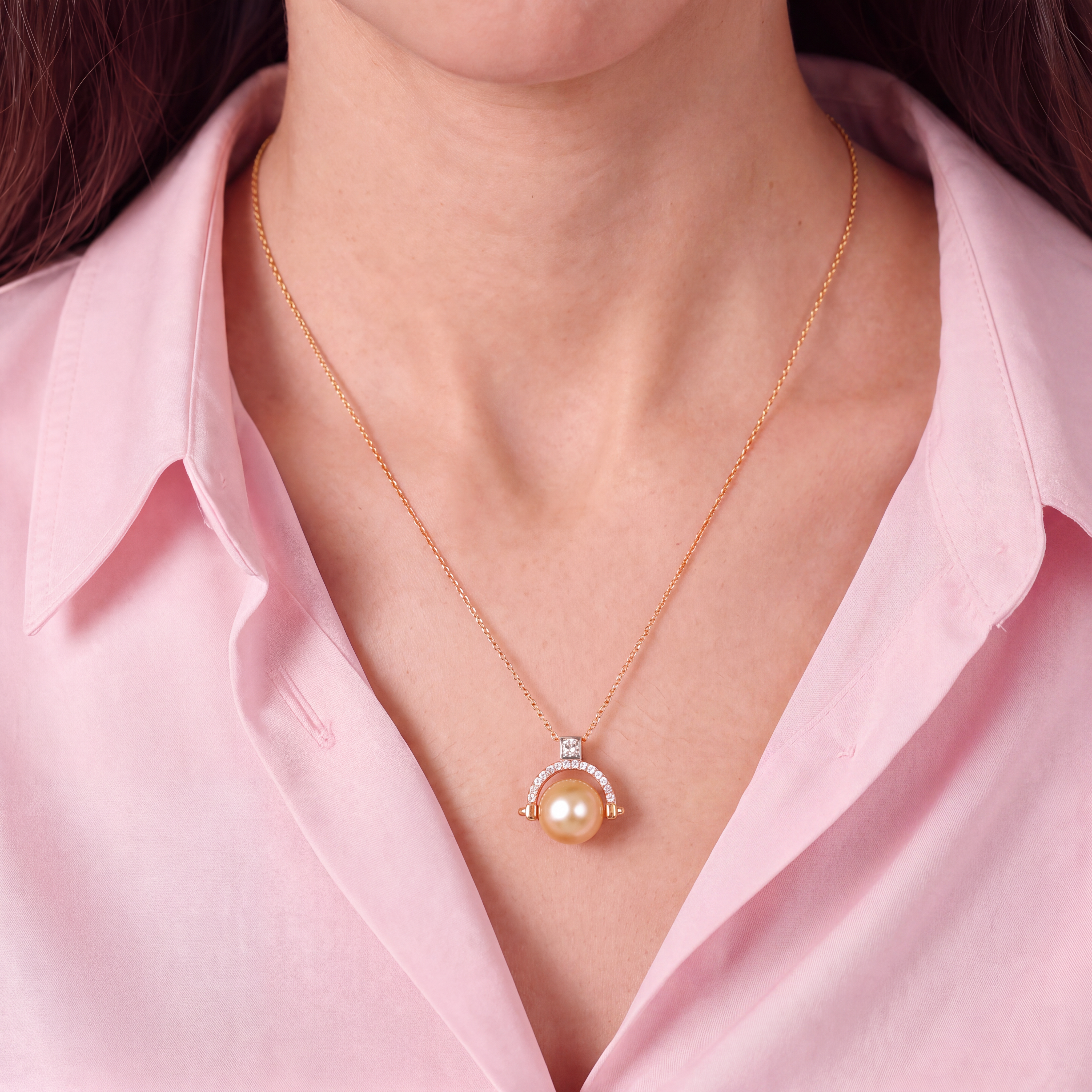 Grace Kelly South Sea Pearl Pendant Necklace