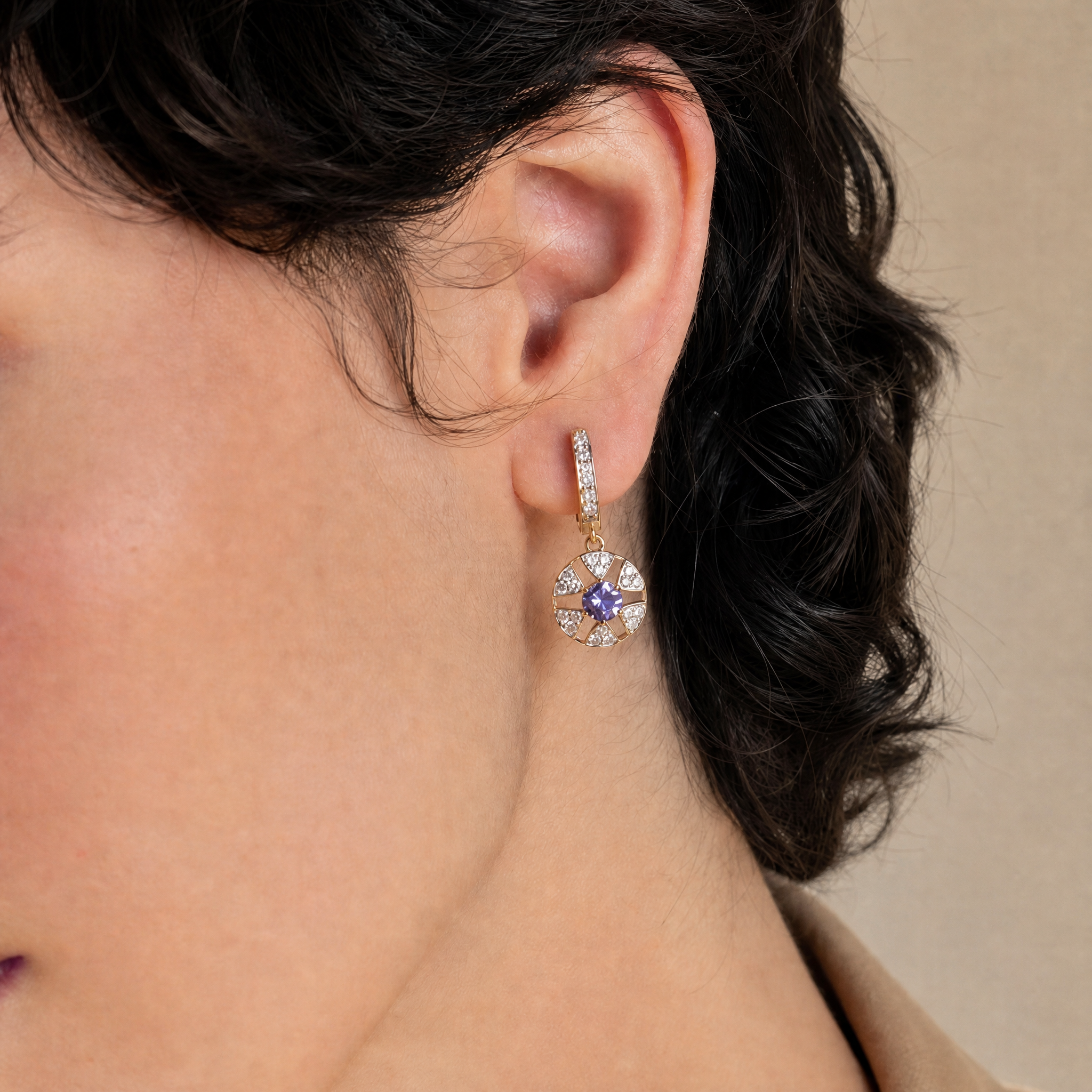 Laura Tanzanite Earrings