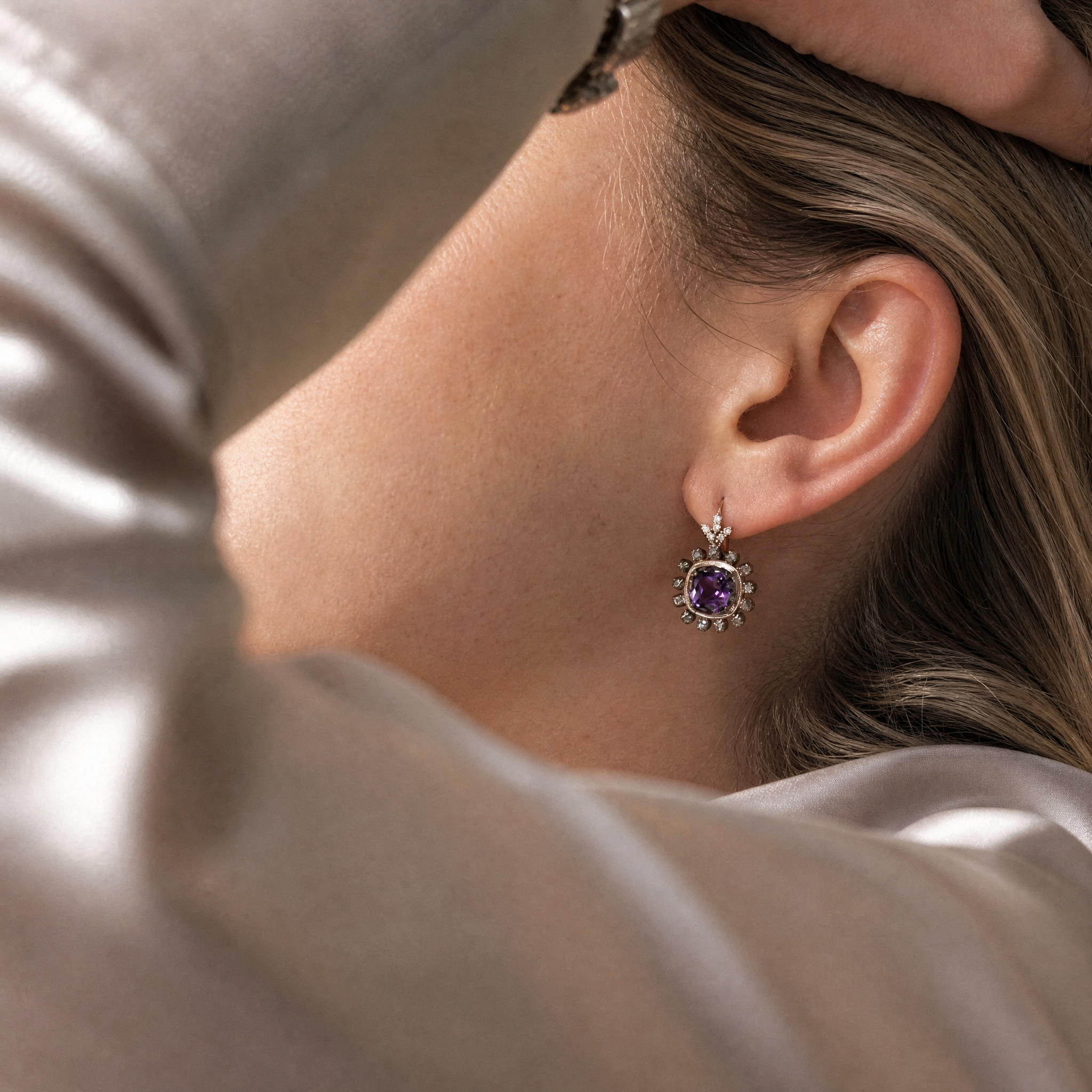 Cairo Orchid Earrings