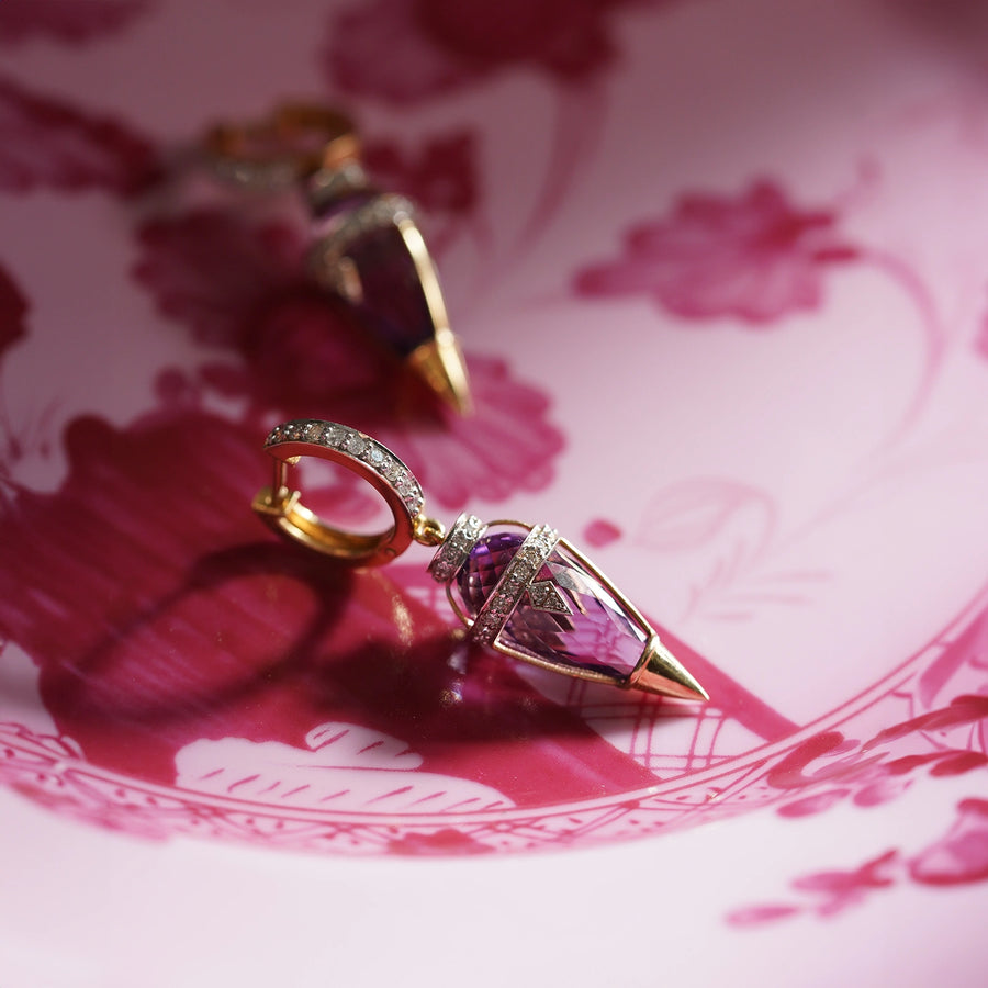 Harmony Orchid Mini Earrings
