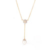 Hexa South Sea Pearl Lariat Necklace