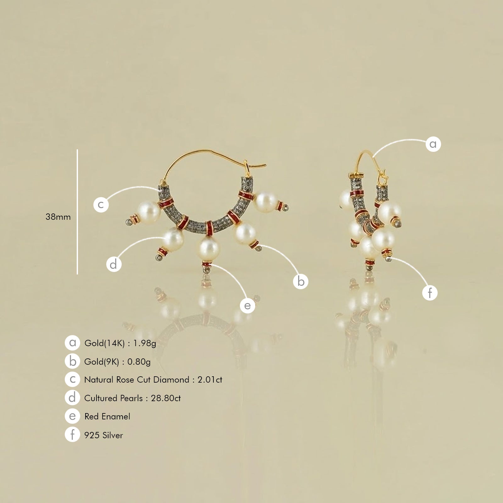 Jennie Snow Hoop Earrings