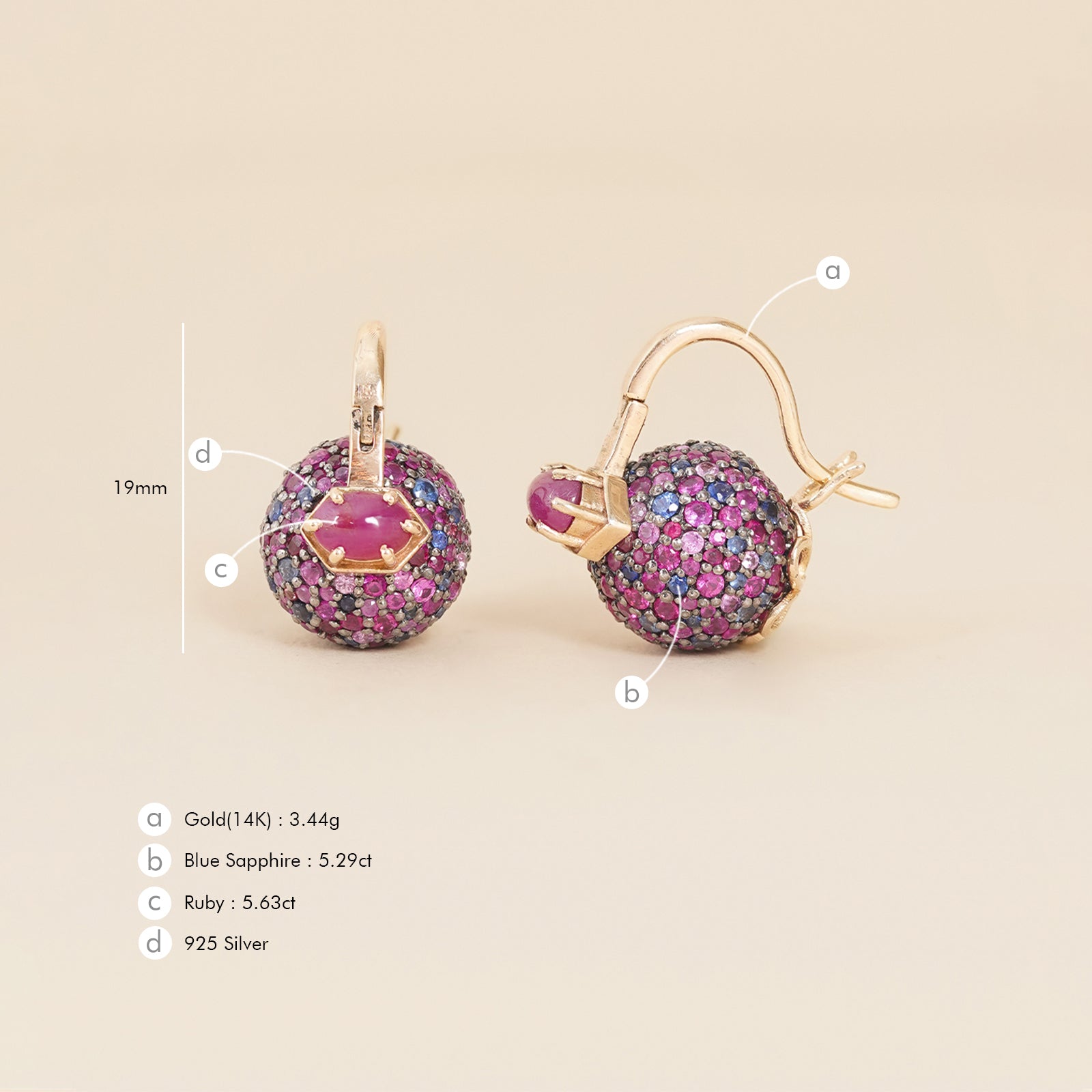 Jude Orchid Earrings