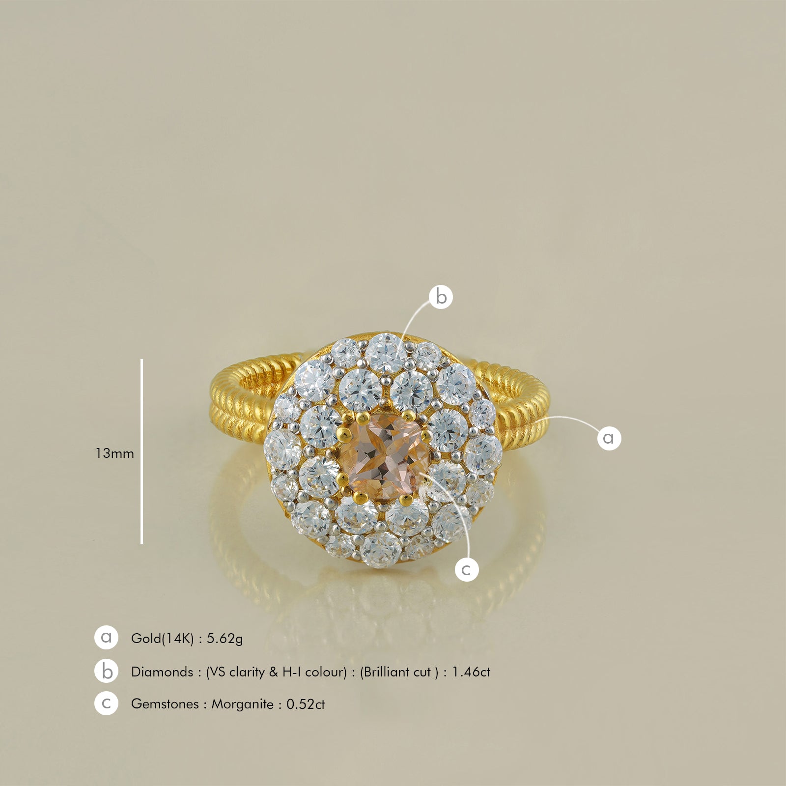 Megan Morganite Ring